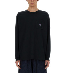 [Needles] T-shirts Long Sleeve SS24 OT261_C-BLACK