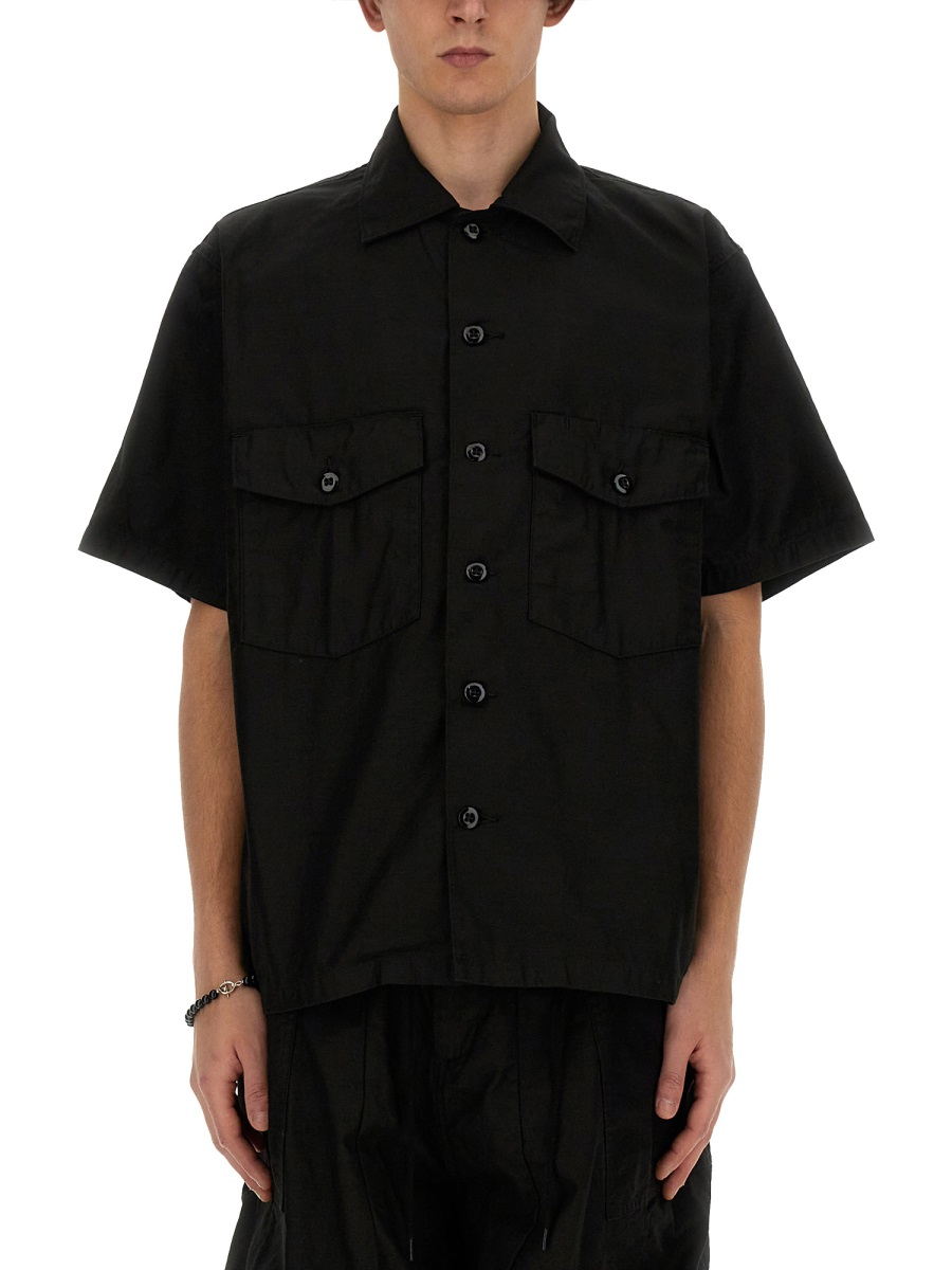 [Needles] Shirts Short Sleeve SS24 OT215_B-BLACK