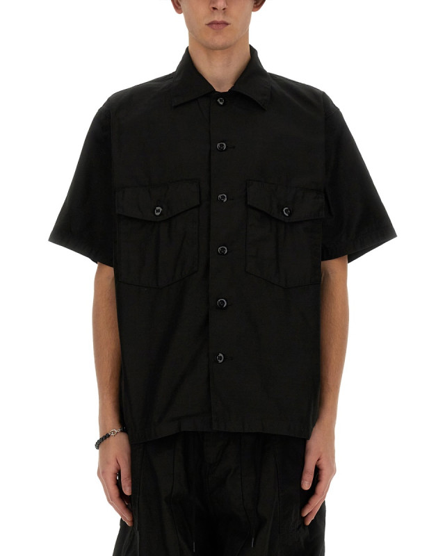 [Needles] Shirts Short Sleeve SS24 OT215_B-BLACK