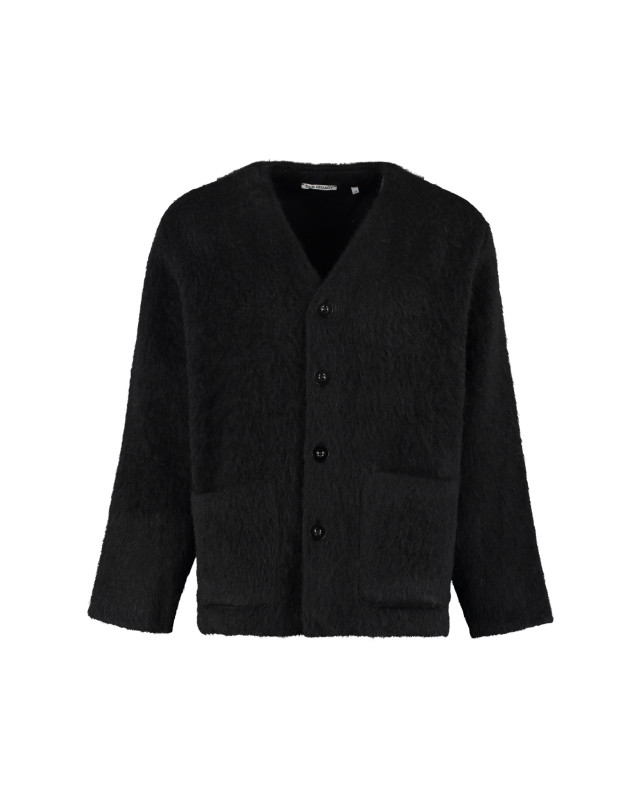 [Our Legacy] Cardigan FW23 M4206CBM_BLACKMOHAIR