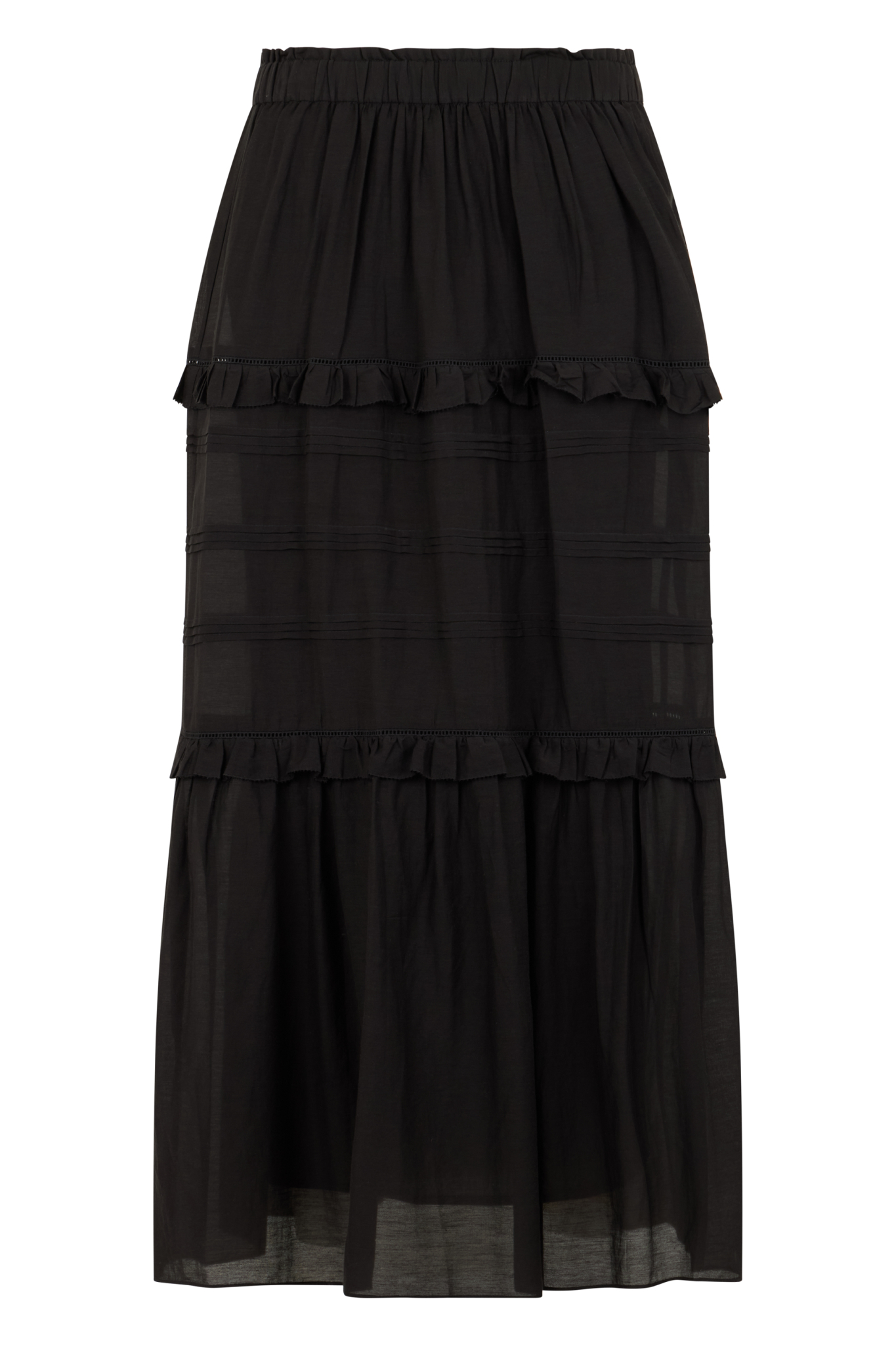 [Marant Etoile] Long skirt SS26 26PJU0451FBB3J04E_01BK