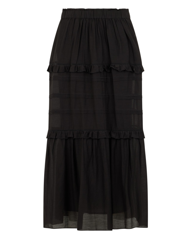 [Marant Etoile] Long skirt SS26 26PJU0451FBB3J04E_01BK