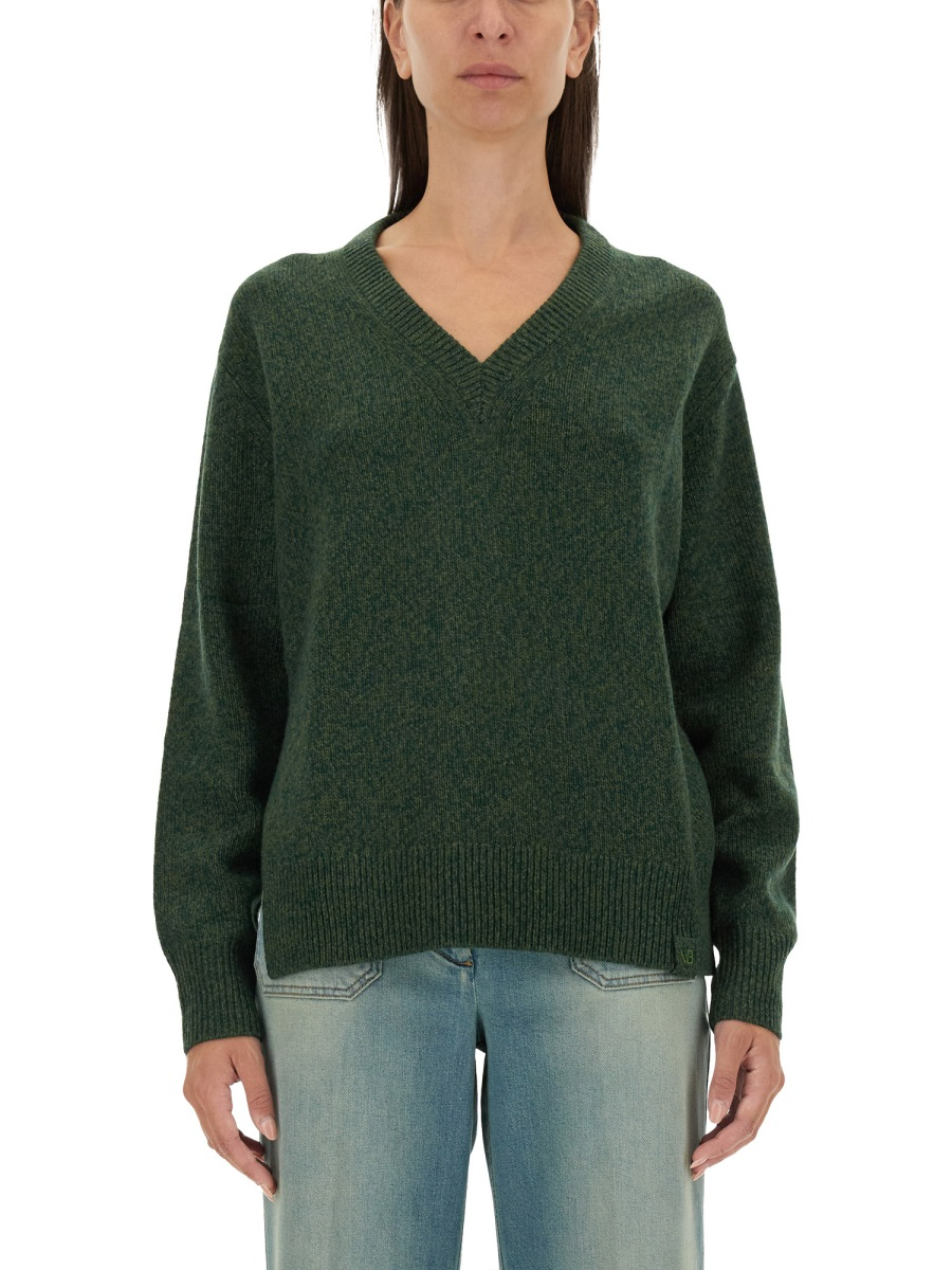 [VICTORIA BECKHAM] Sweatshirt FW24 1424KJU005929A_SPRUCEGREEN