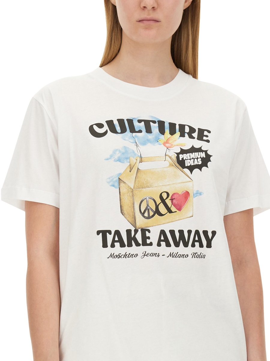 [Moschino Jeans] T-shirts Short Sleeve FW24 07088237_1001