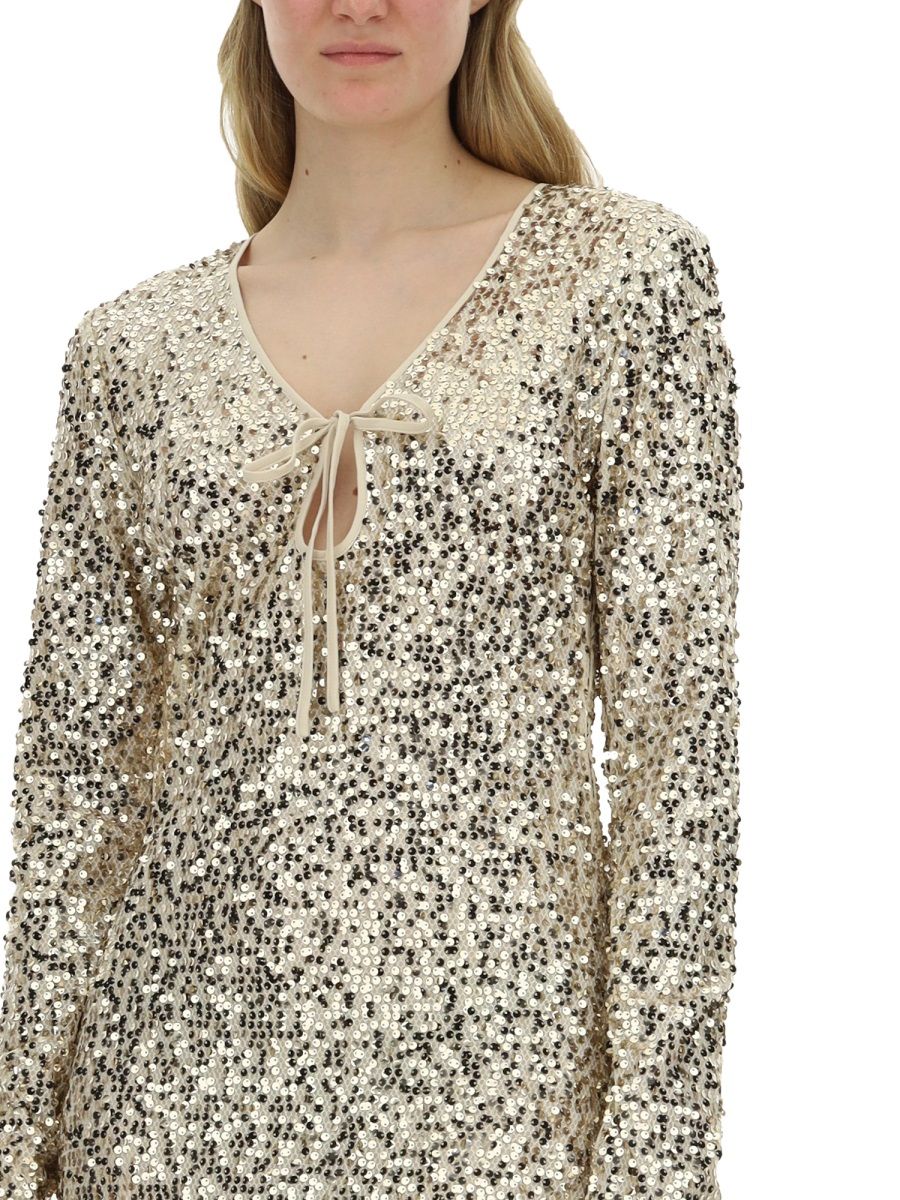 [Rotate Birger Christensen] Long sleeve dress FW24 1126261531_BCR15181531