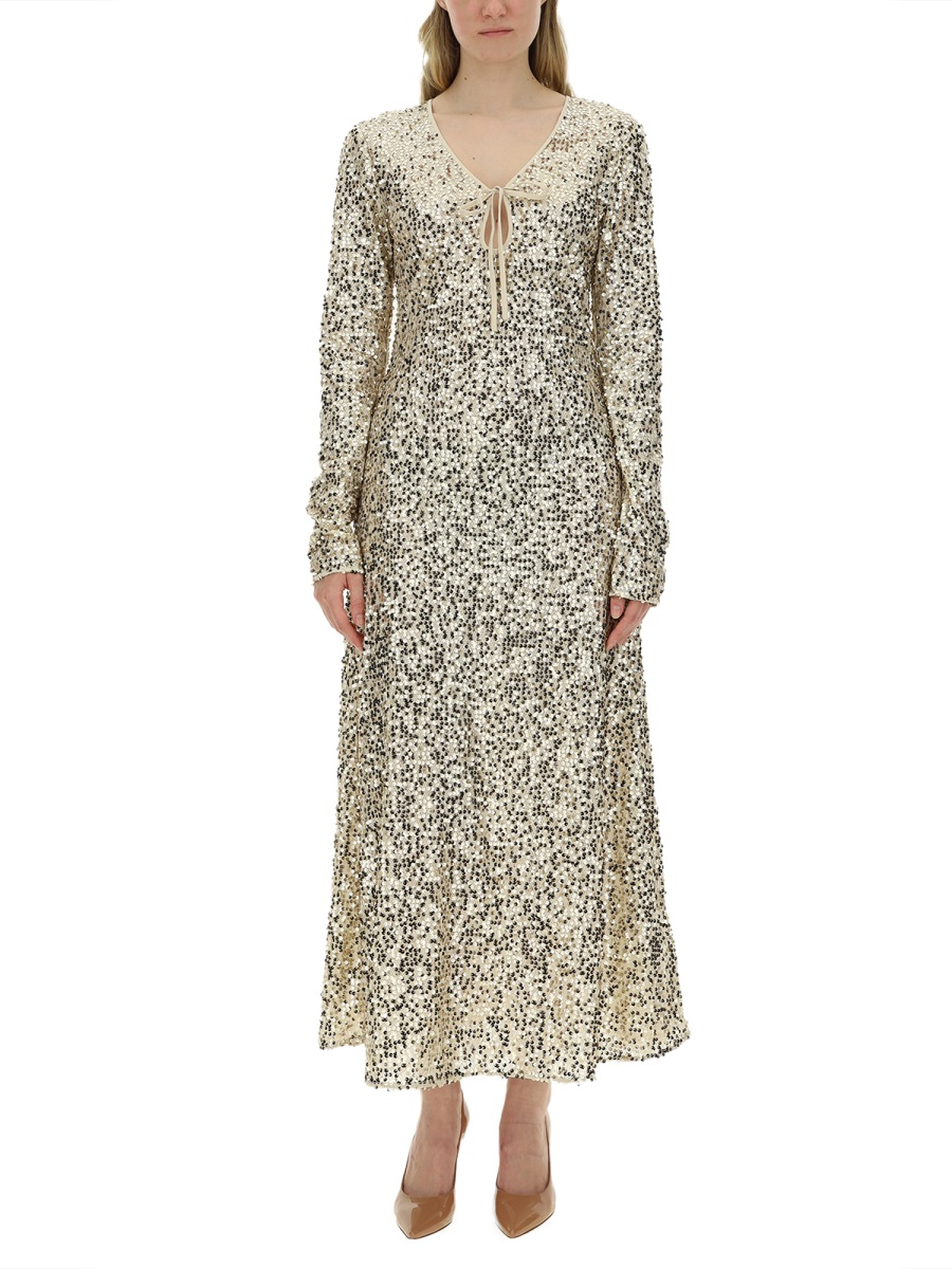 [Rotate Birger Christensen] Long sleeve dress FW24 1126261531_BCR15181531
