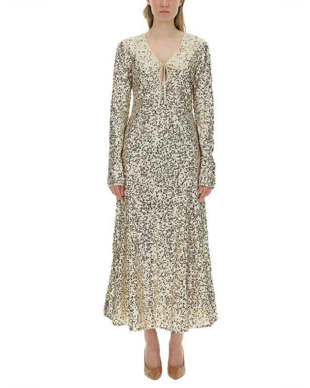 [Rotate Birger Christensen] Long sleeve dress FW24 1126261531_BCR15181531