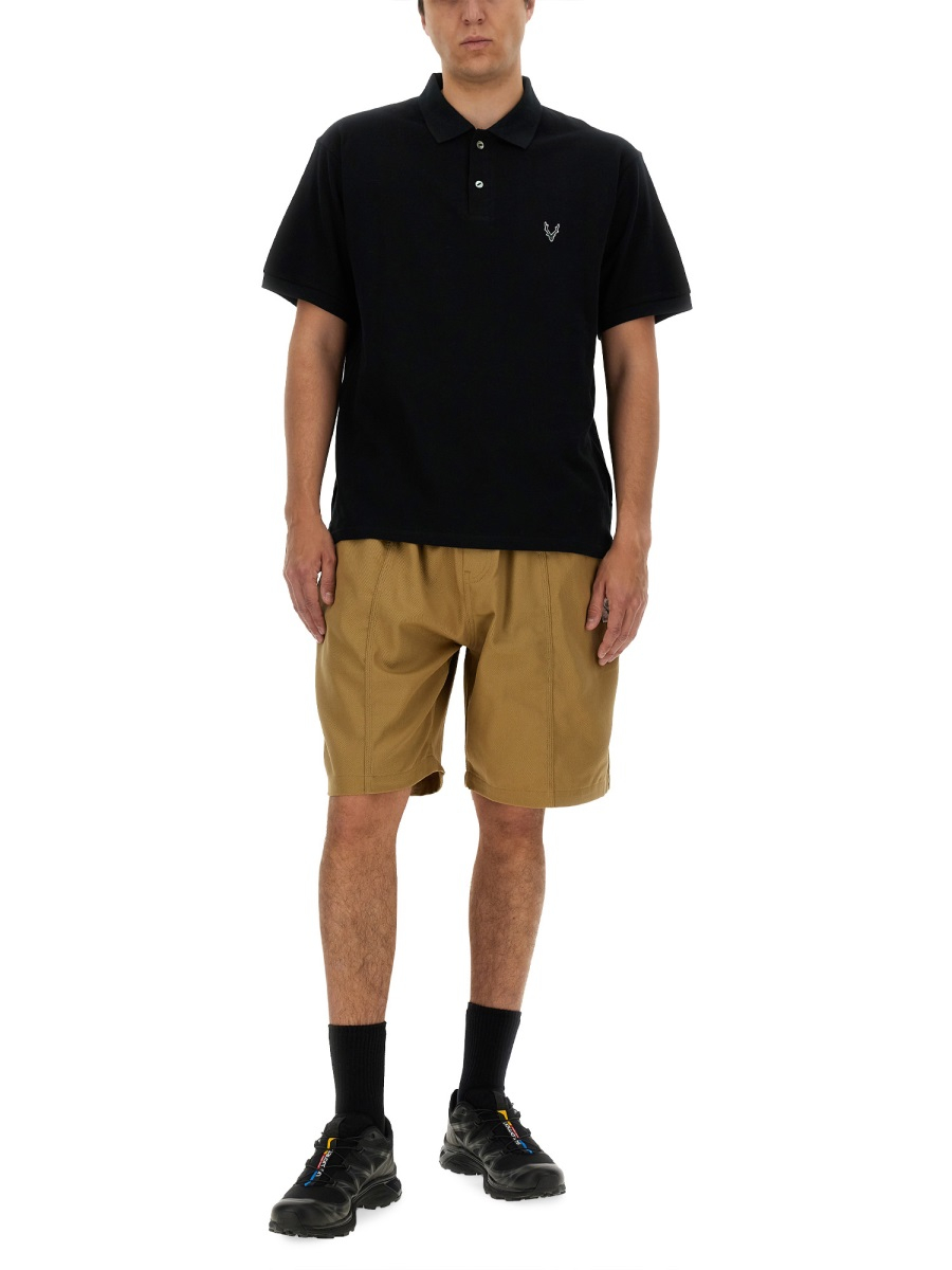 [South2 West8] Shirts Short Sleeve SS24 OT614_E-BLACK