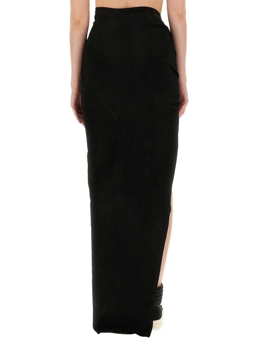 [RICK OWENS DRKSHDW] Long skirt SS24 DS01D1348_SBB09
