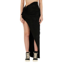 [RICK OWENS DRKSHDW] Long skirt SS24 DS01D1348_SBB09