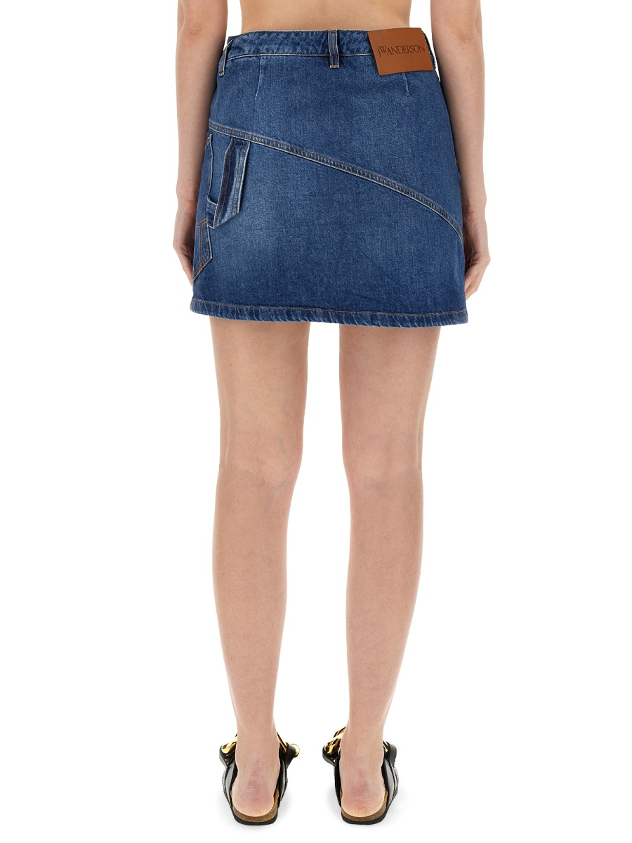 [JW ANDERSON] Mini skirt SS24 DK0020_PG1499804