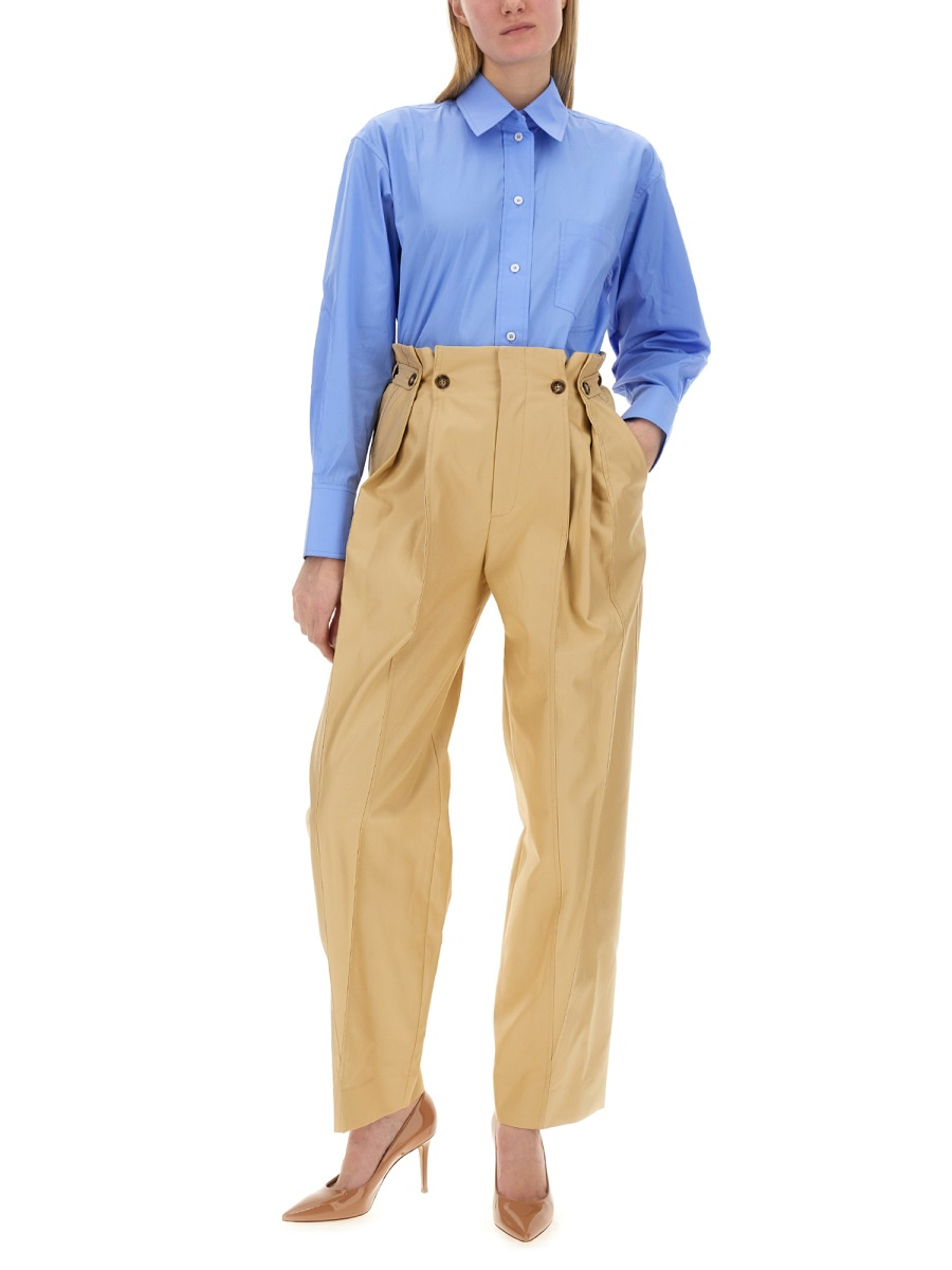 [VICTORIA BECKHAM] Trousers SS24 1124WTR005121C_HONEY