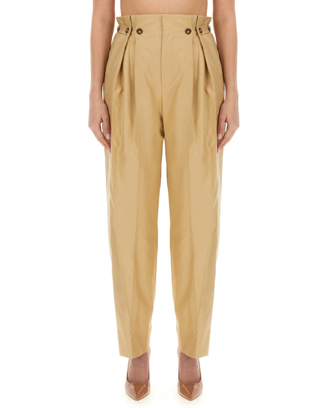 [VICTORIA BECKHAM] Trousers SS24 1124WTR005121C_HONEY