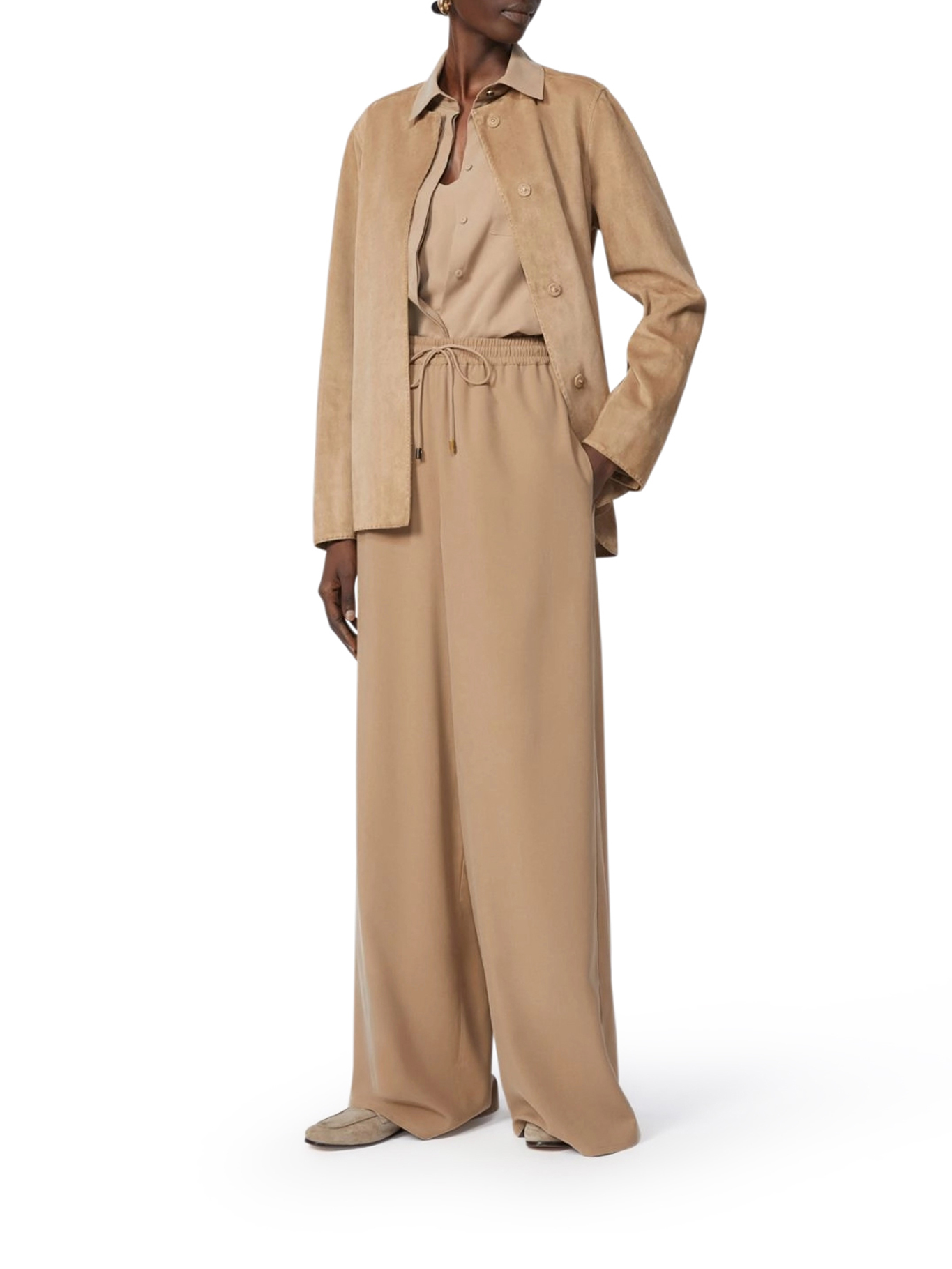 [Max Mara] Trousers SS26 2611131181600016 NOCCIOLA