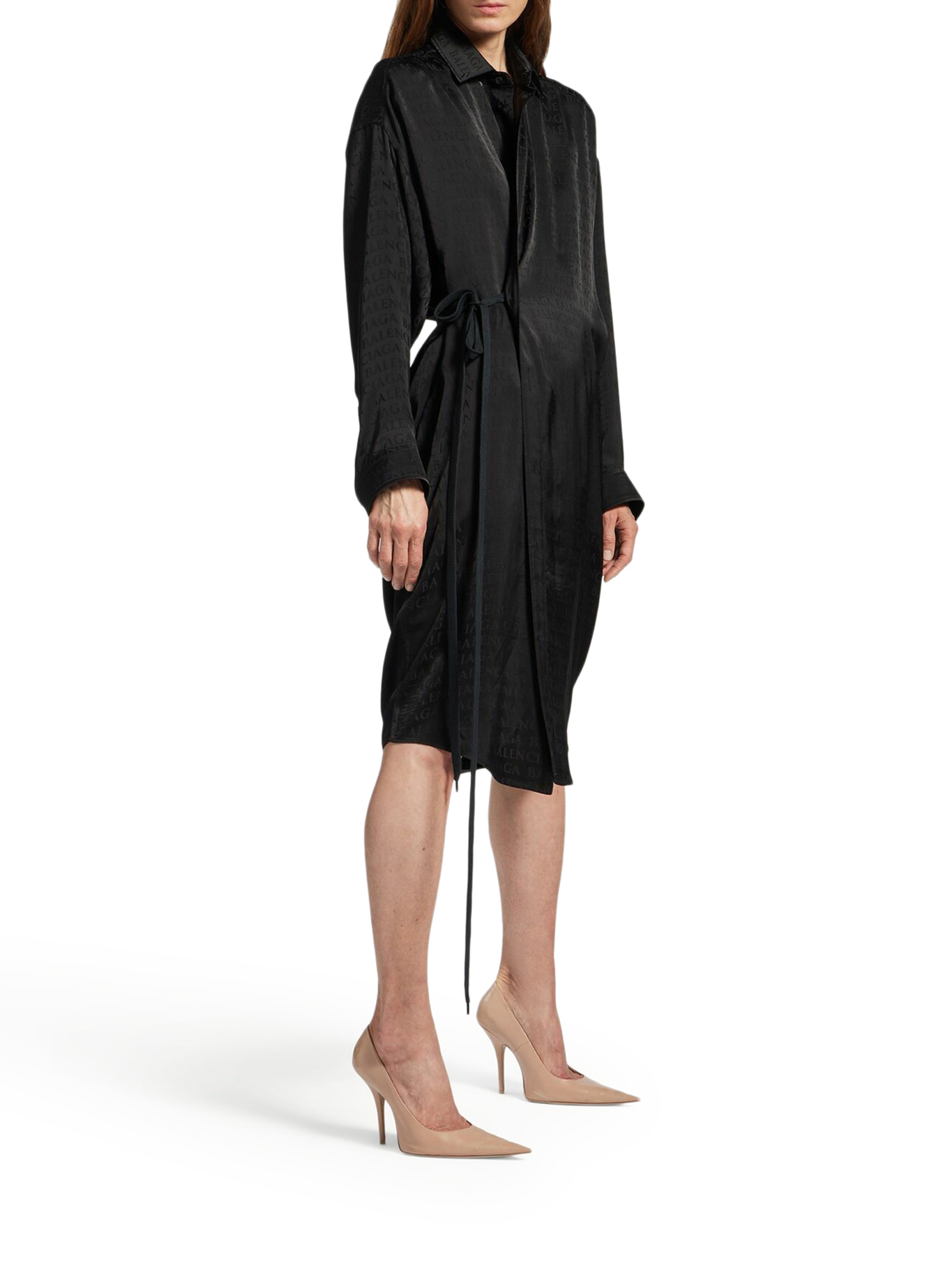 [Balenciaga] Dress SS26 857339TTO541000 BLACK