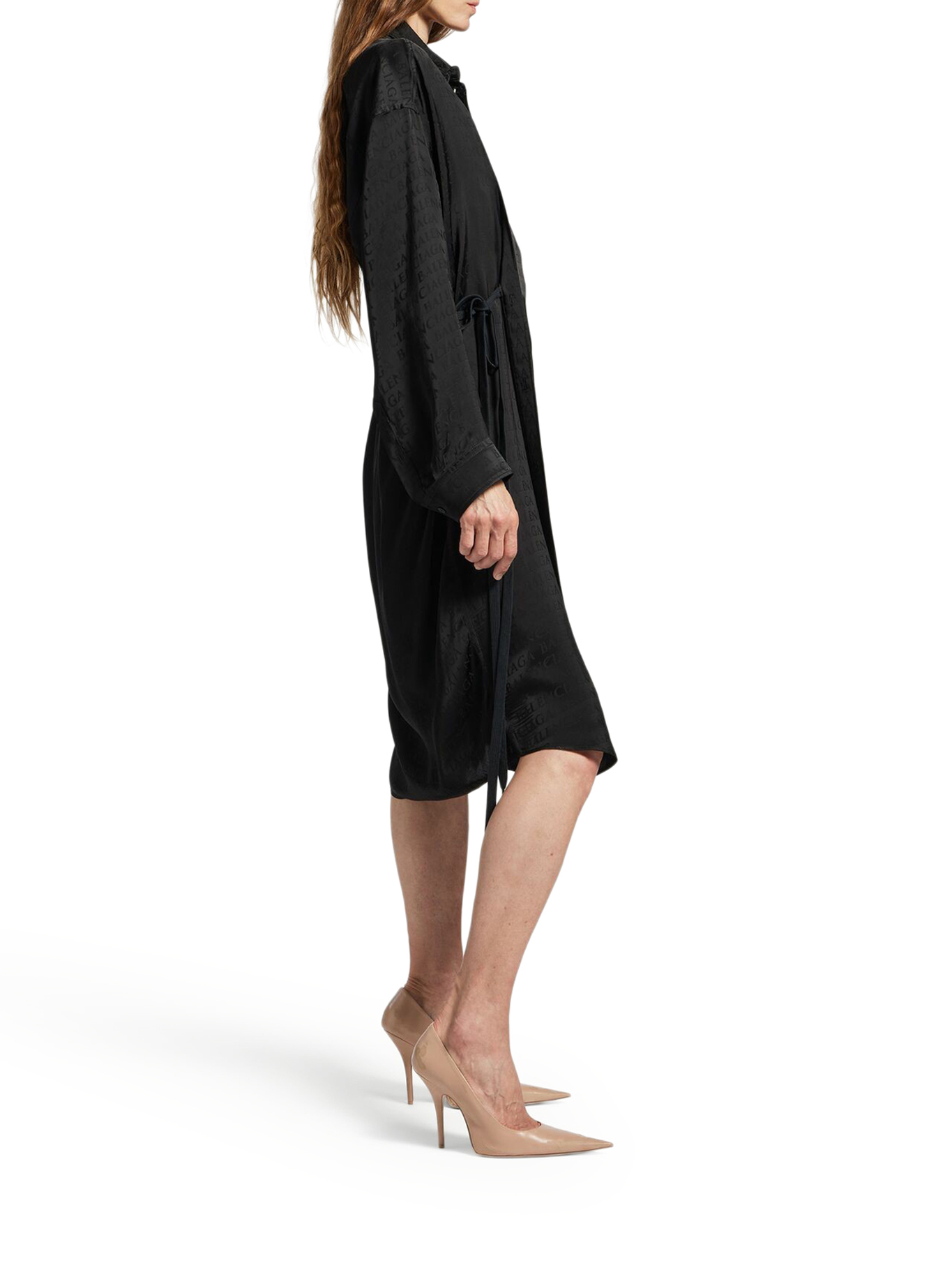 [Balenciaga] Dress SS26 857339TTO541000 BLACK