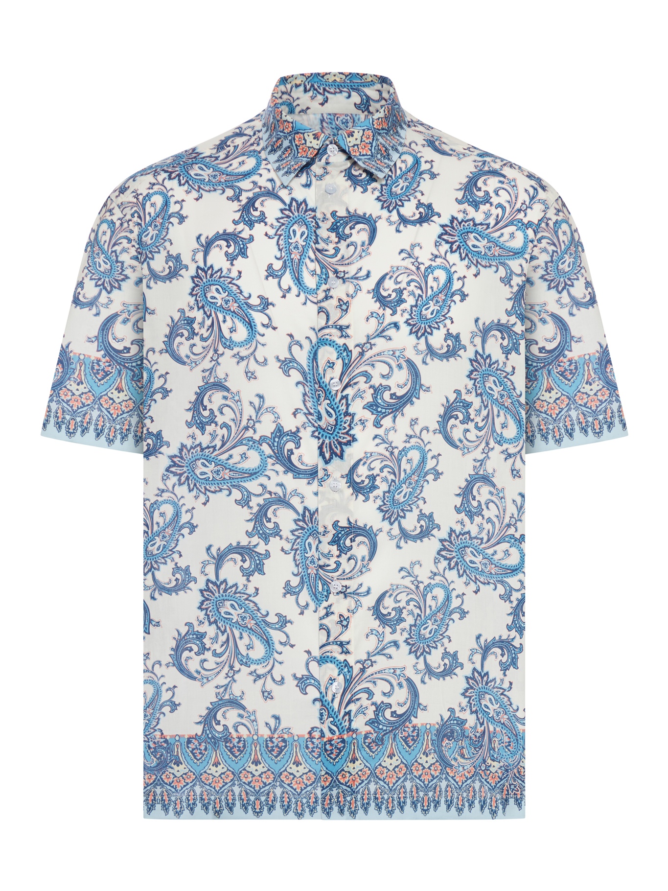[Etro] Shirts Short Sleeve SS26 MRIC001199SP5G7X0880X0880 MULTI