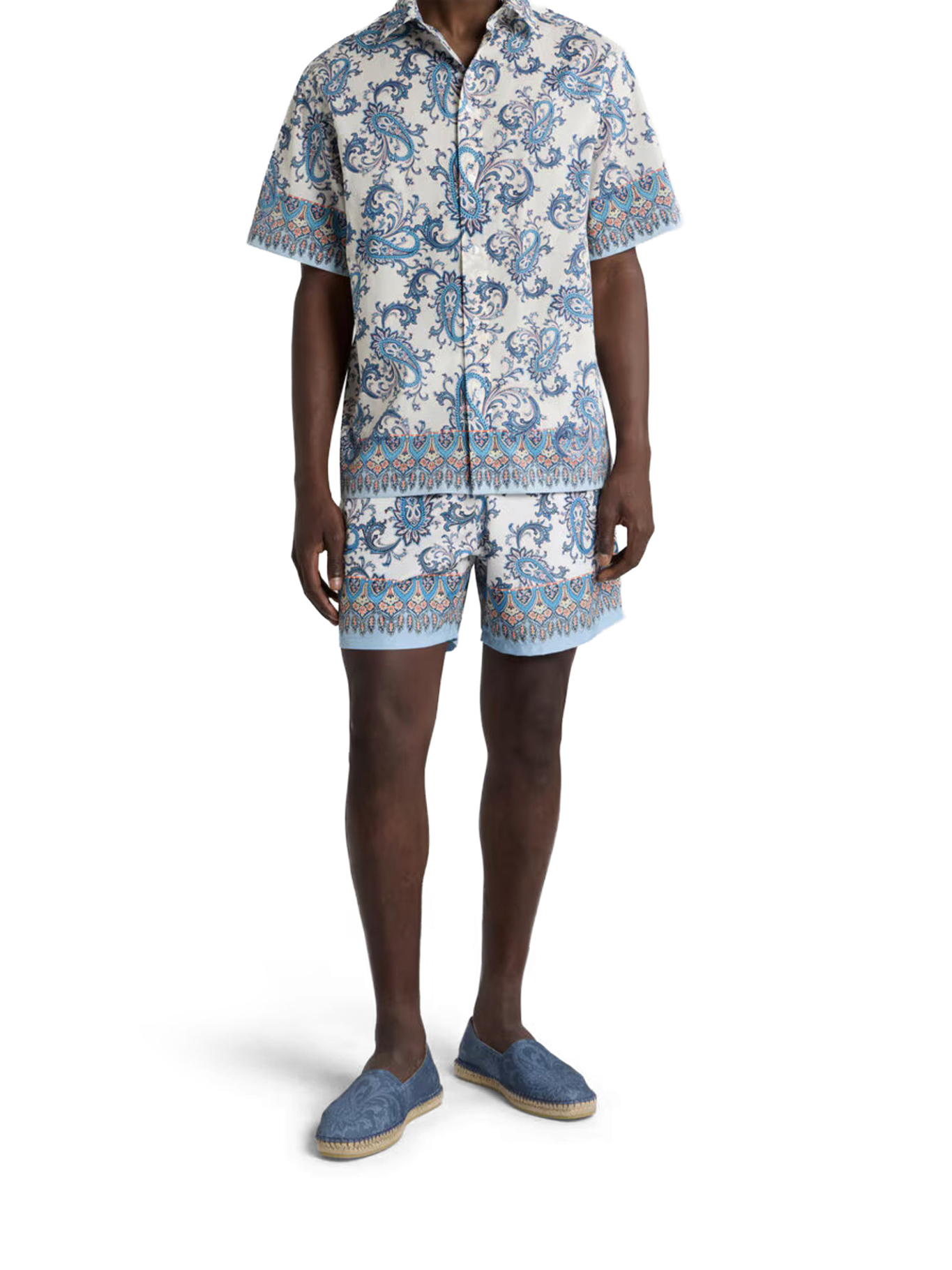 [Etro] Shirts Short Sleeve SS26 MRIC001199SP5G7X0880X0880 MULTI