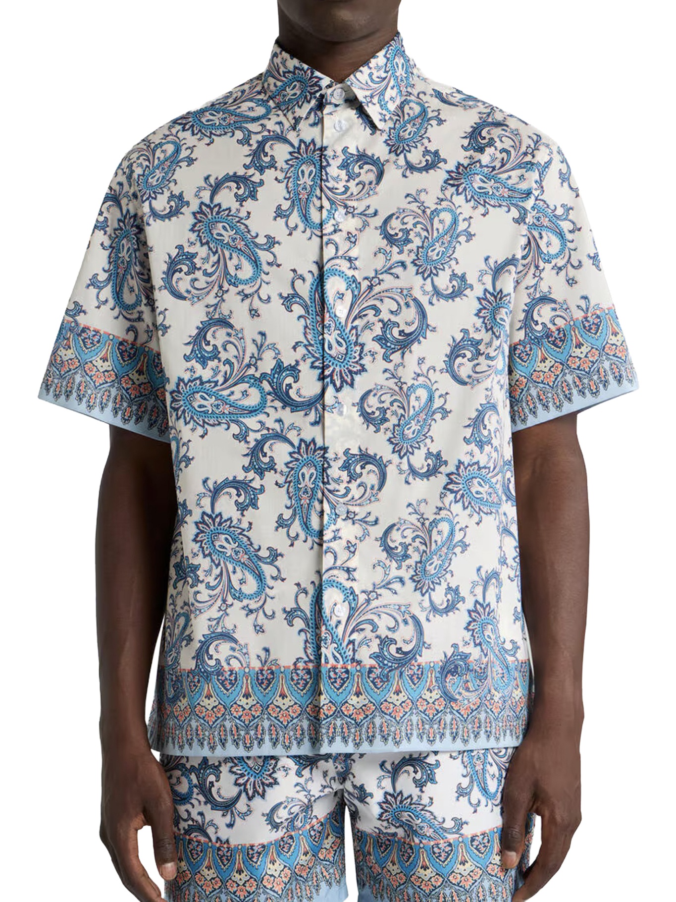 [Etro] Shirts Short Sleeve SS26 MRIC001199SP5G7X0880X0880 MULTI