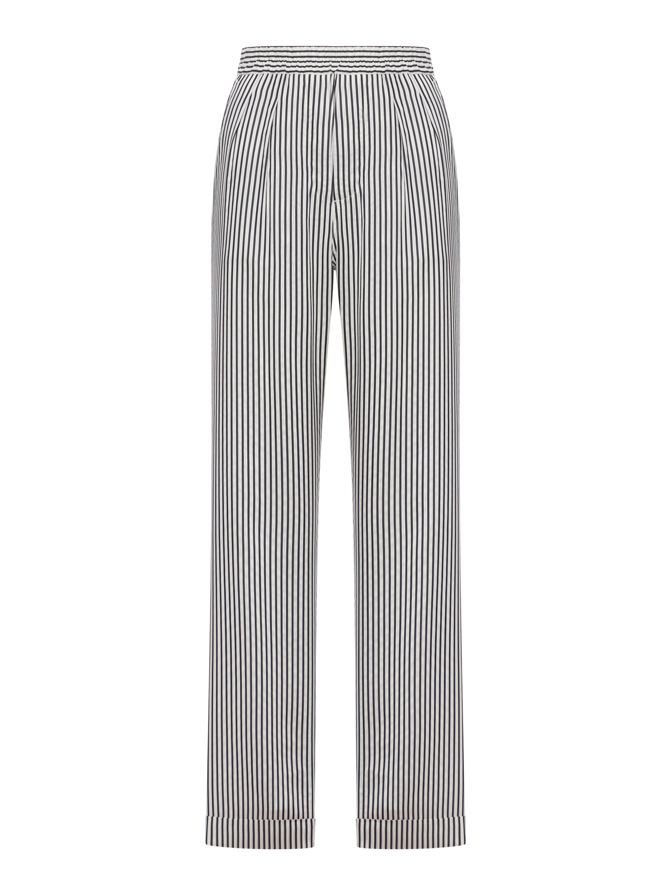[Tom Ford] Trousers SS26 PAW682FAX1712NWA BLACK WHITE