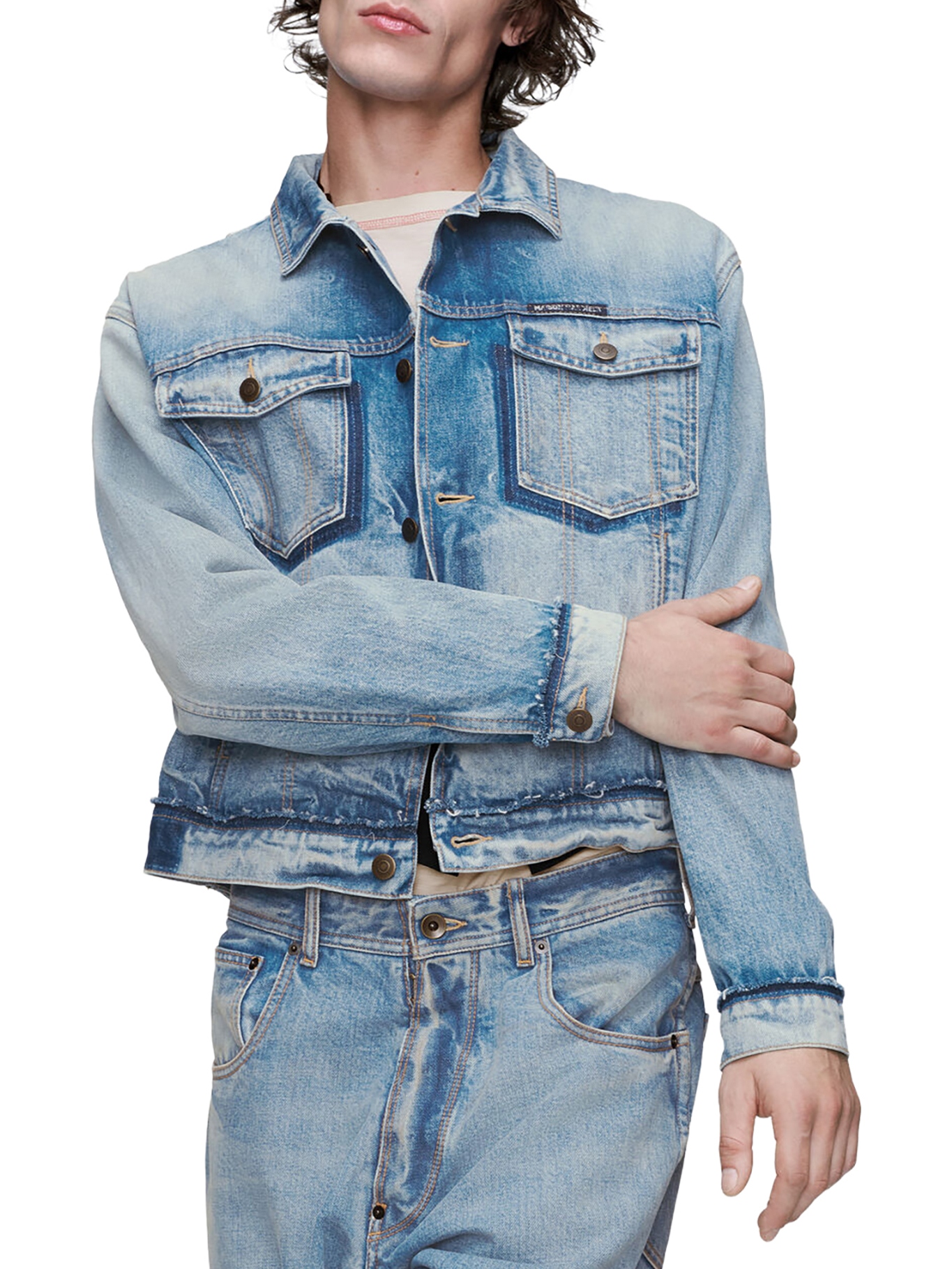 [Maison Margiela] Denim jacket SS26 S50AM0654S30561987 WASHED BLUE