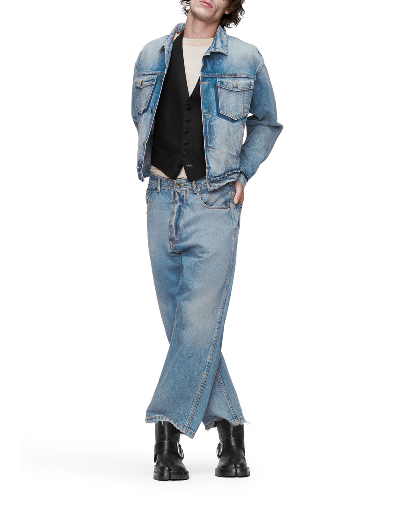 [Maison Margiela] Denim jacket SS26 S50AM0654S30561987 WASHED BLUE