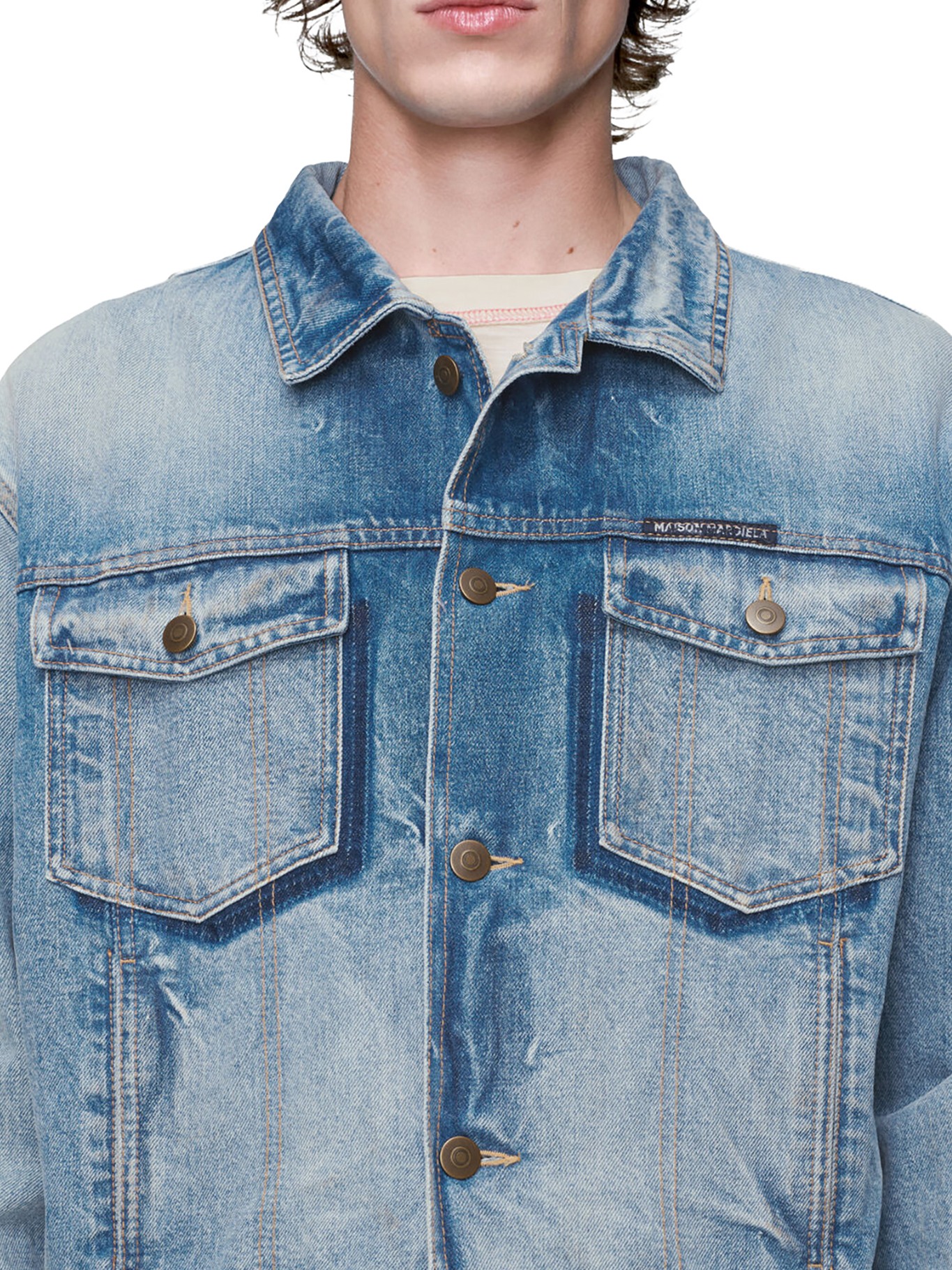 [Maison Margiela] Denim jacket SS26 S50AM0654S30561987 WASHED BLUE