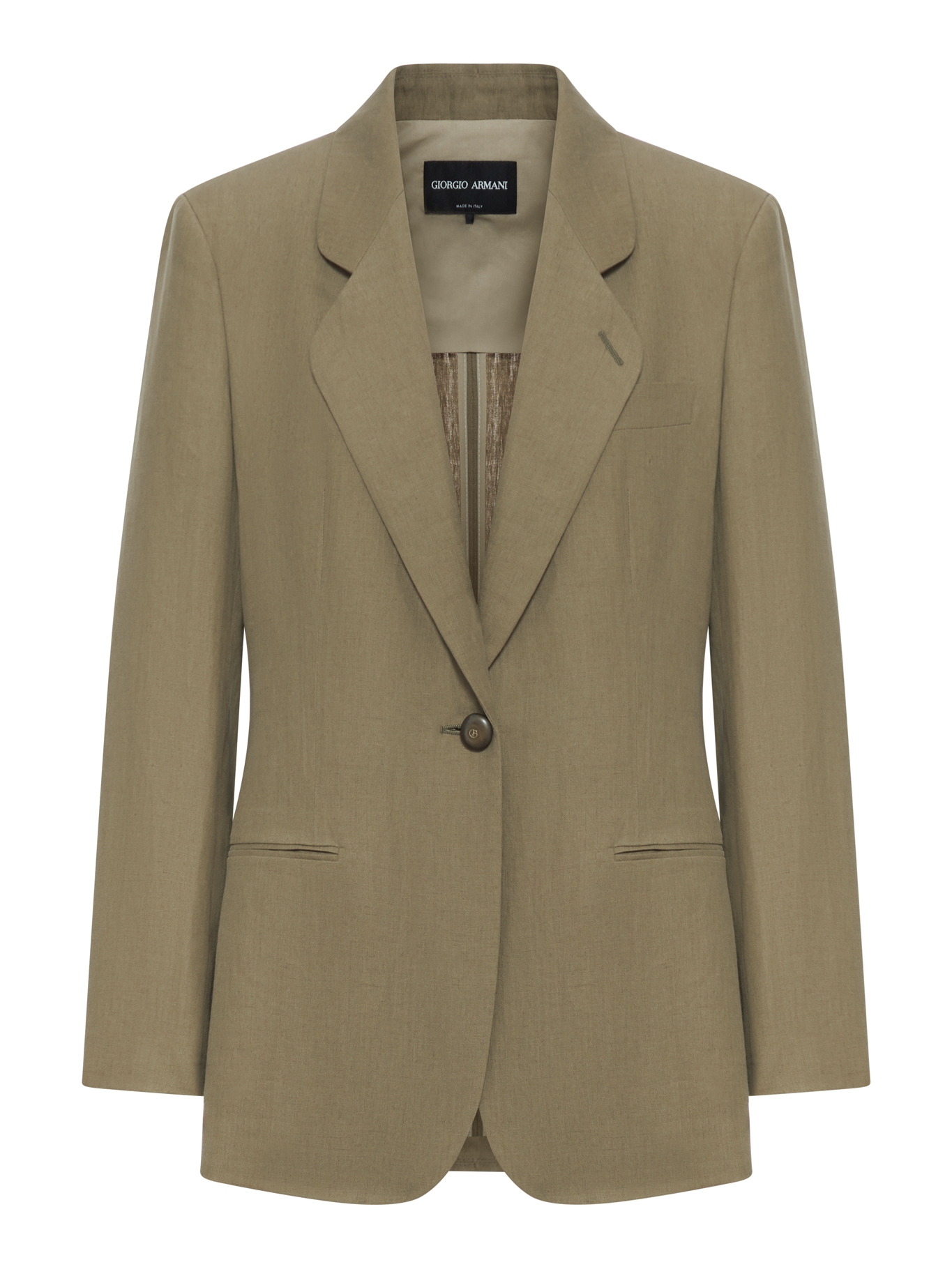 [Giorgio Armani] Blazer SS26 GW002824TE11126U6252 SMOKY QUARTZ
