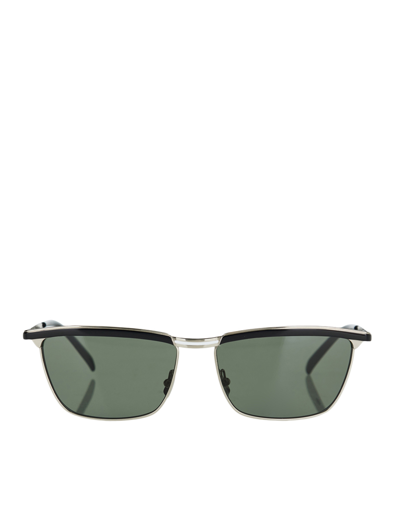 [Saint Laurent] Sunglasses FW25 843043Y99698100 SILV SILV GREY