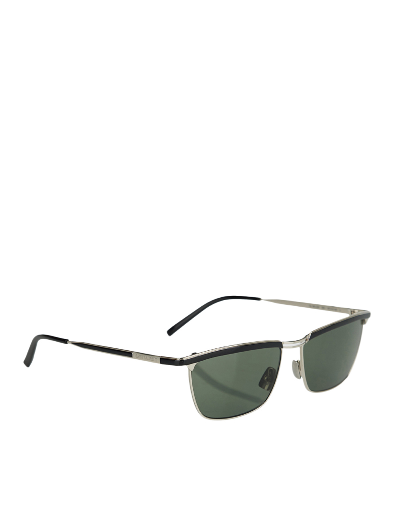 [Saint Laurent] Sunglasses FW25 843043Y99698100 SILV SILV GREY