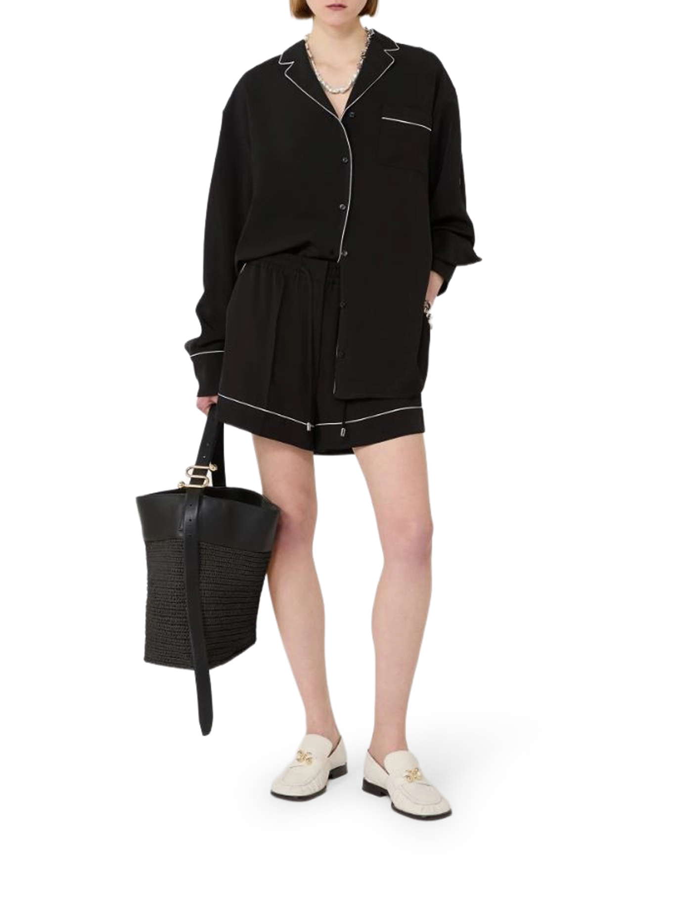 [SPORTMAX] Shorts SS26 2612141032600003 BLACK