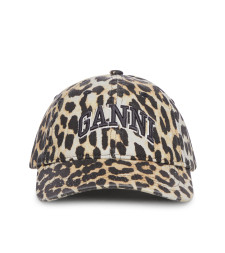 [GANNI] Hat FW26 A6898943 LEOPARD