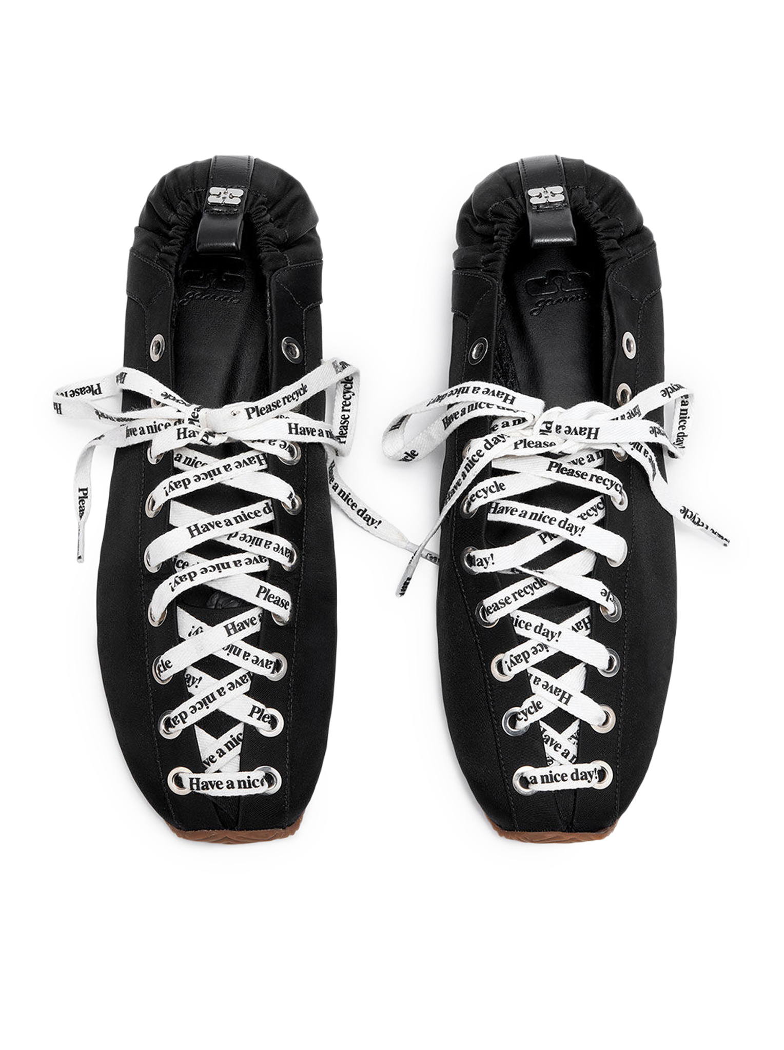 [GANNI] Flat shoes SS26 B1040014099 BLACK