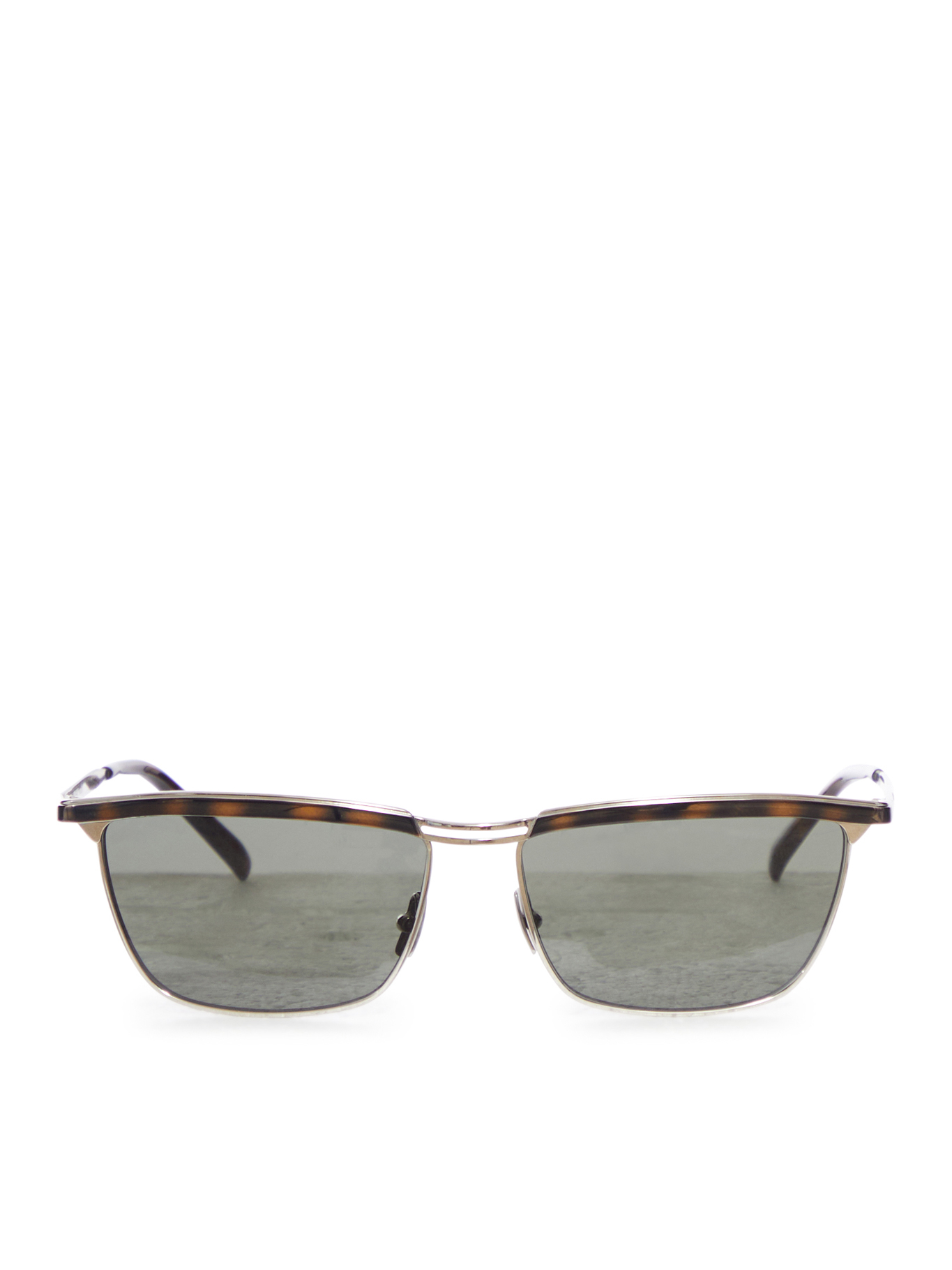 [Saint Laurent] Sunglasses FW25 843043Y99698163 SILV HAV GREY