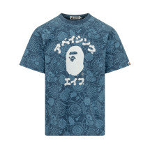[BAPE] T-shirts Short Sleeve SS26 001CSM301305M INDIGO