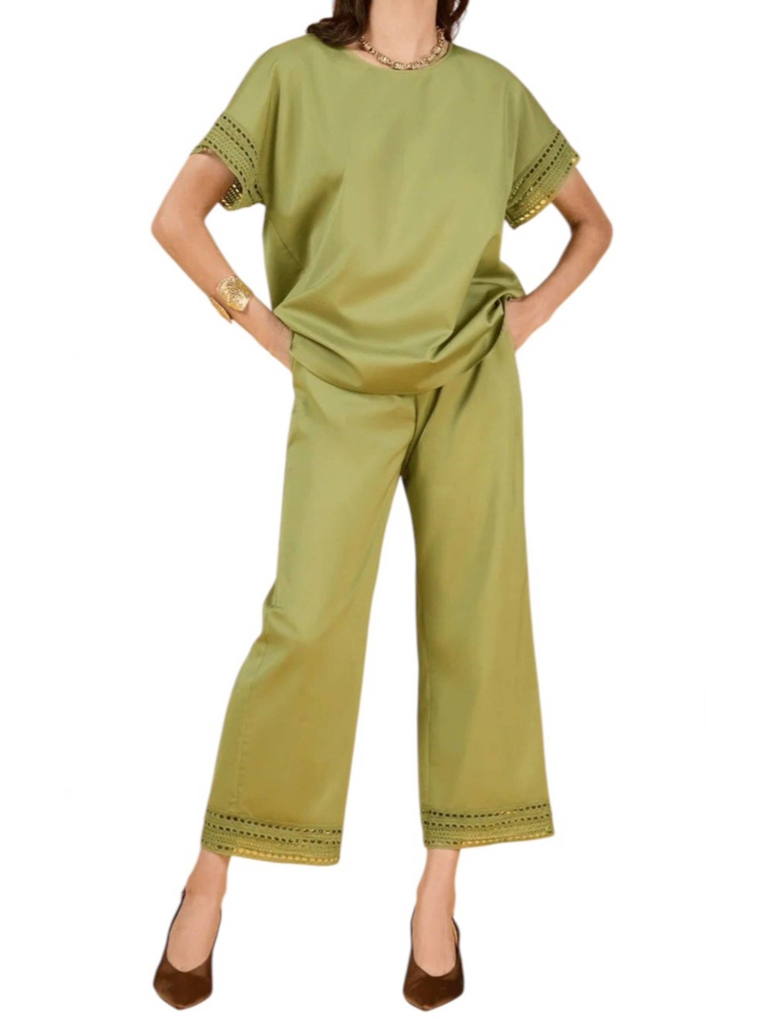 [ELENA MIRO`] Trousers SS26 P008P000456N