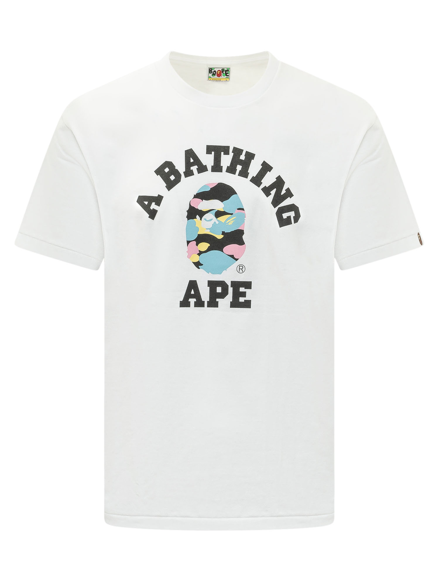 [BAPE] T-shirts Short Sleeve SS26 001TEM301025M WHITE