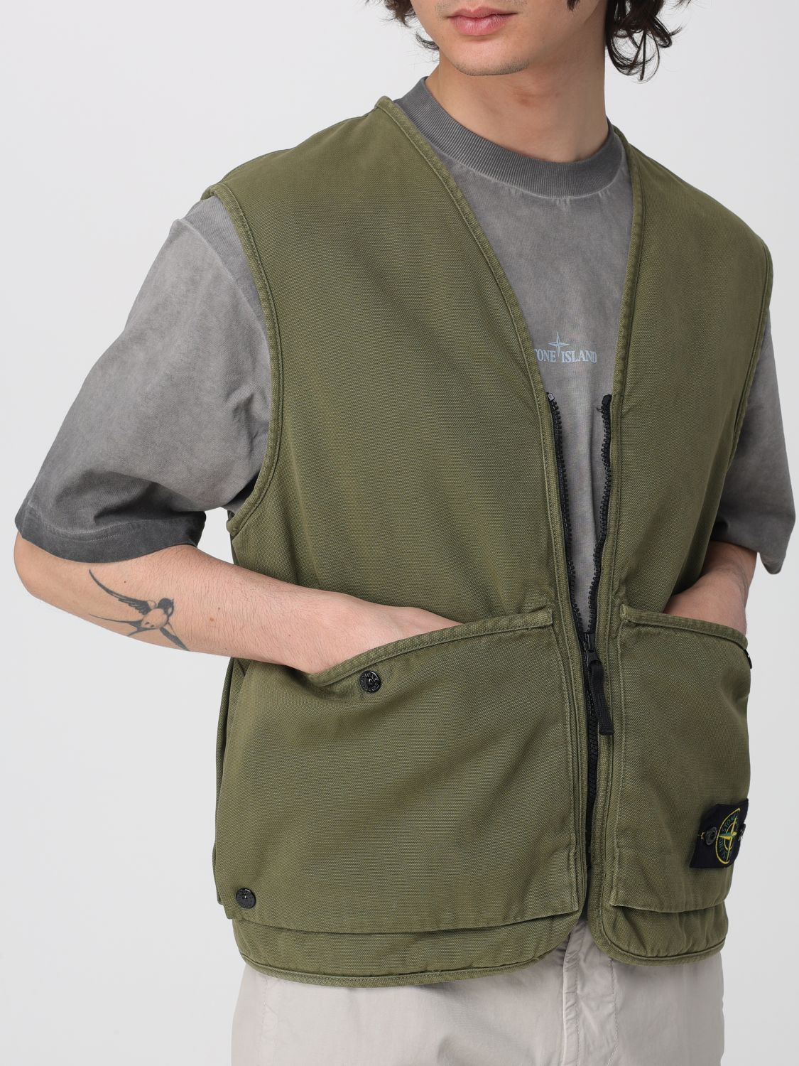 [Stone Island] Vest SS26 6100007S0184 V015G