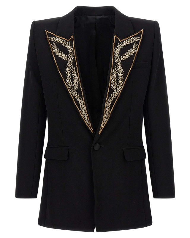 [Balmain] Blazer FW25 FH1SE286PD09EAD