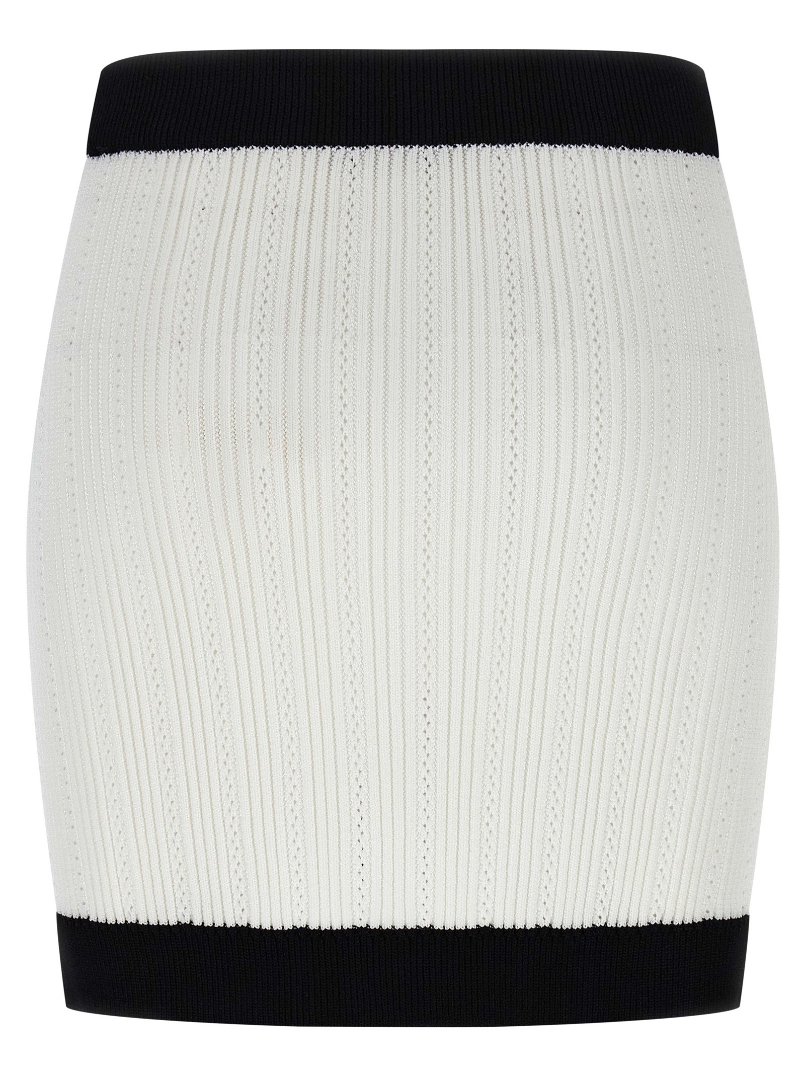 [Balmain] Mini skirt FW25 FF1LB039KI64GAB