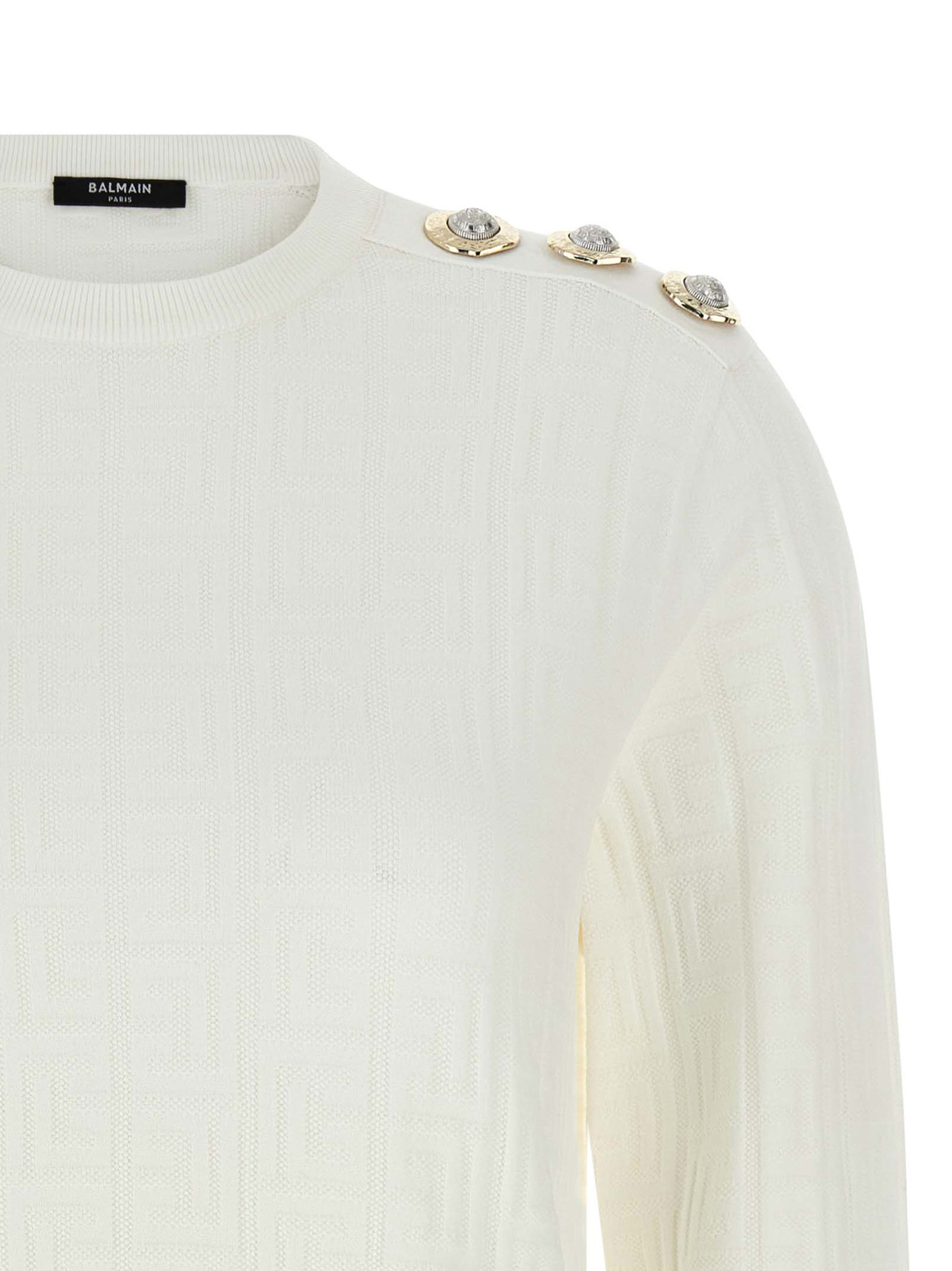 [Balmain] Knitwear FW25 FF1KD090KI630KA
