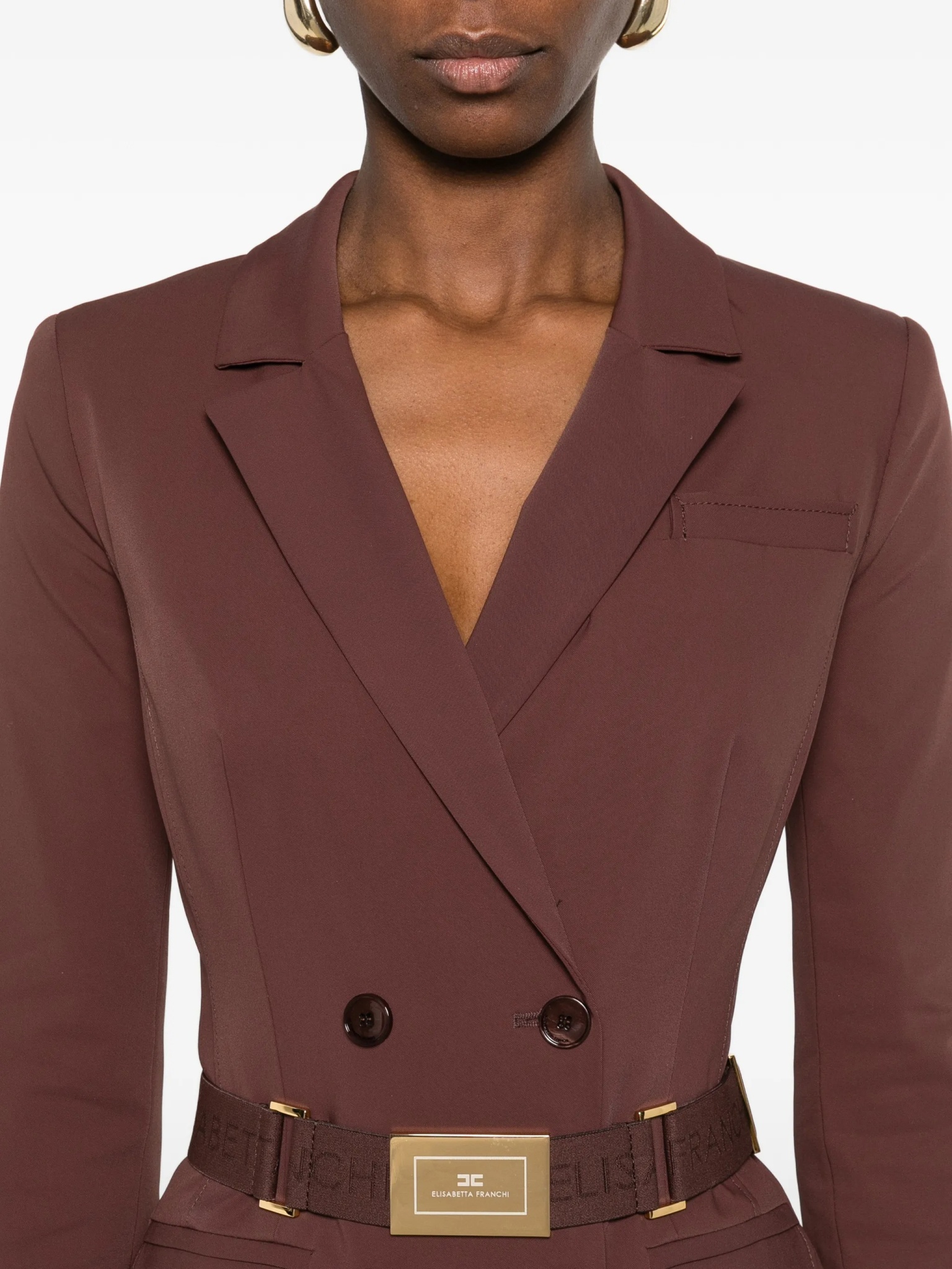 [ELISABETTA FRANCHI] Long sleeve dress SS26 AB91961E2