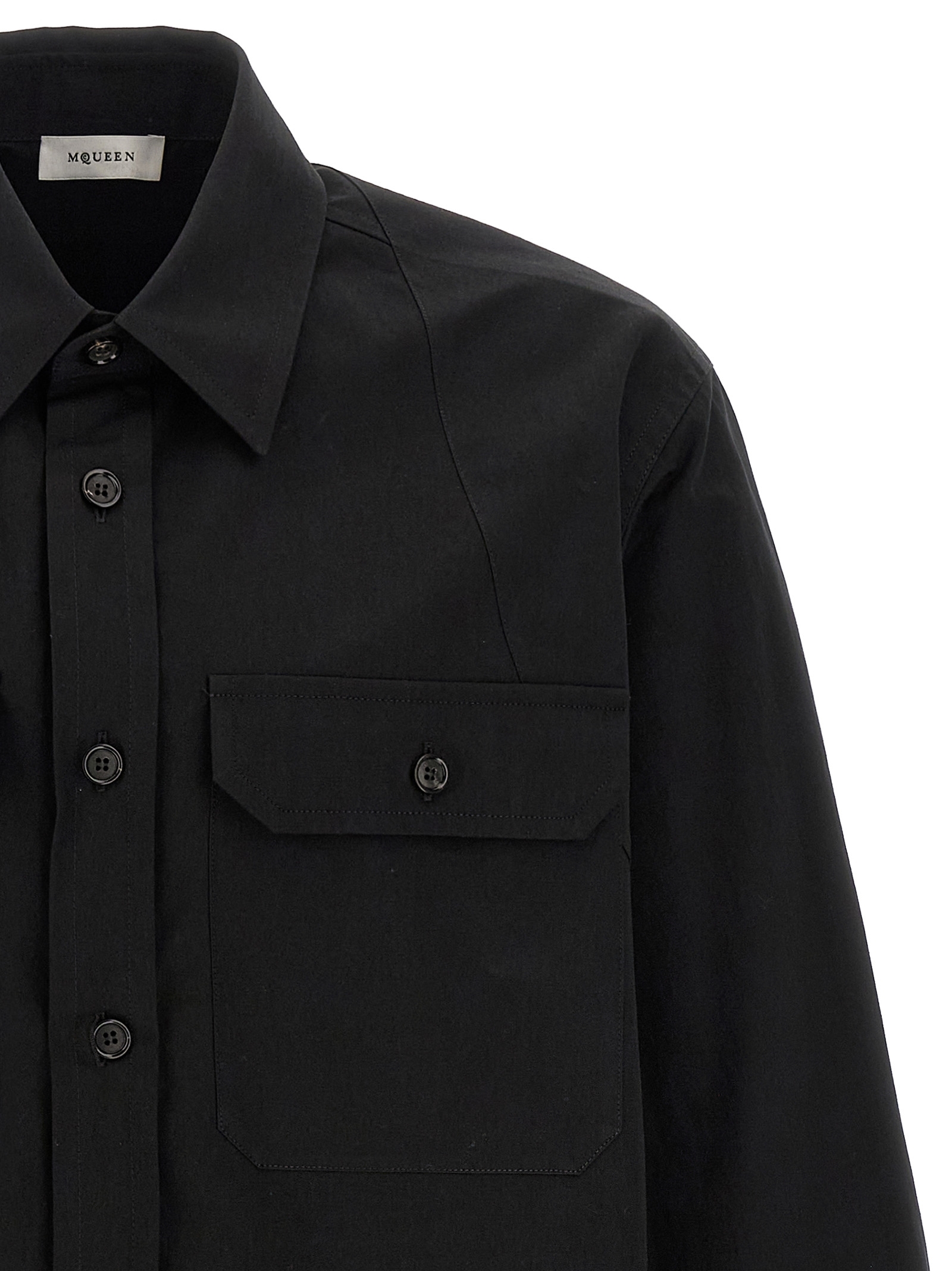 [McQueen] Shirts Long Sleeve FW25 838500QSAA91000