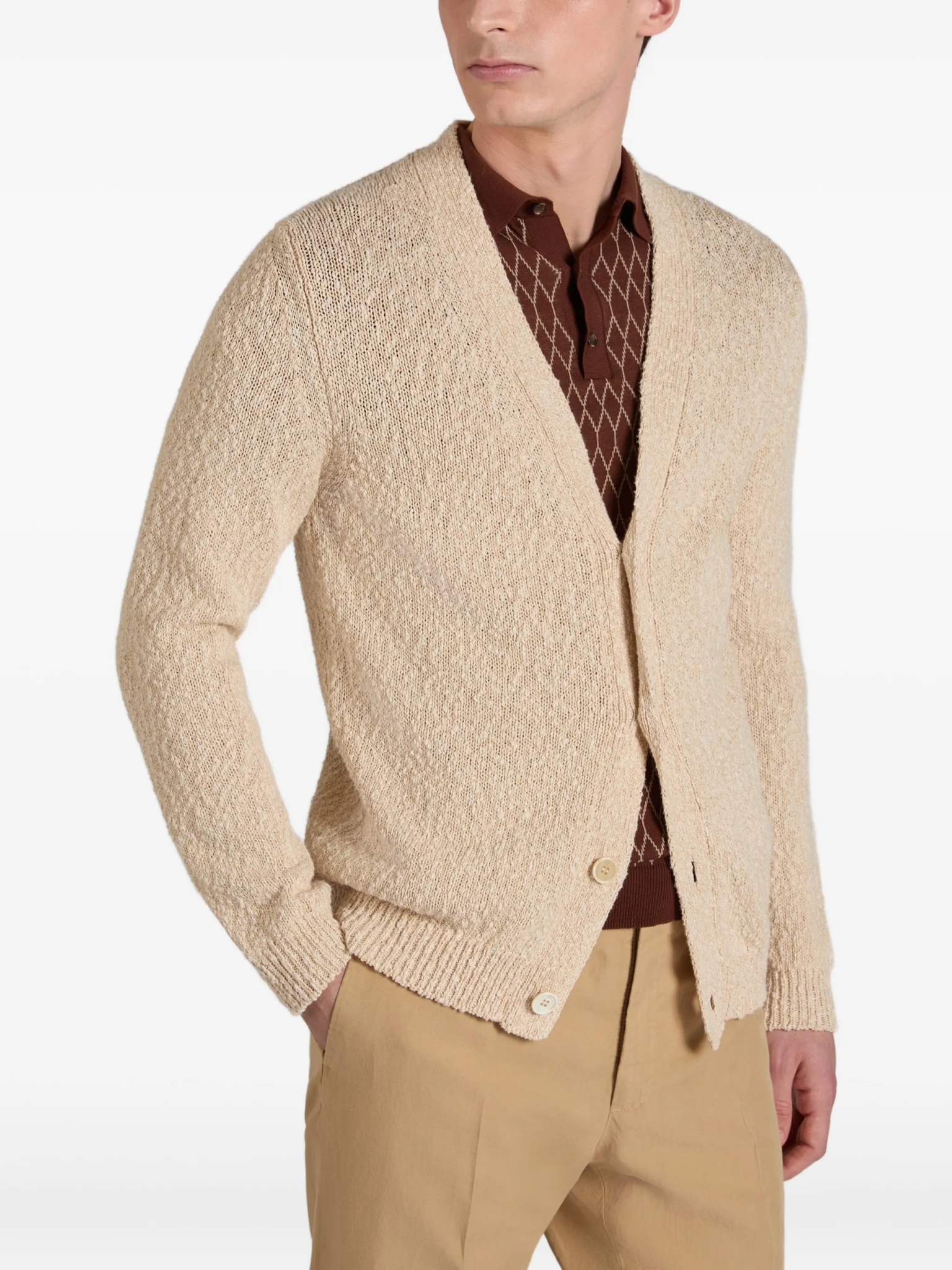 [Zanone] Cardigan SS26 810286 ZQ310