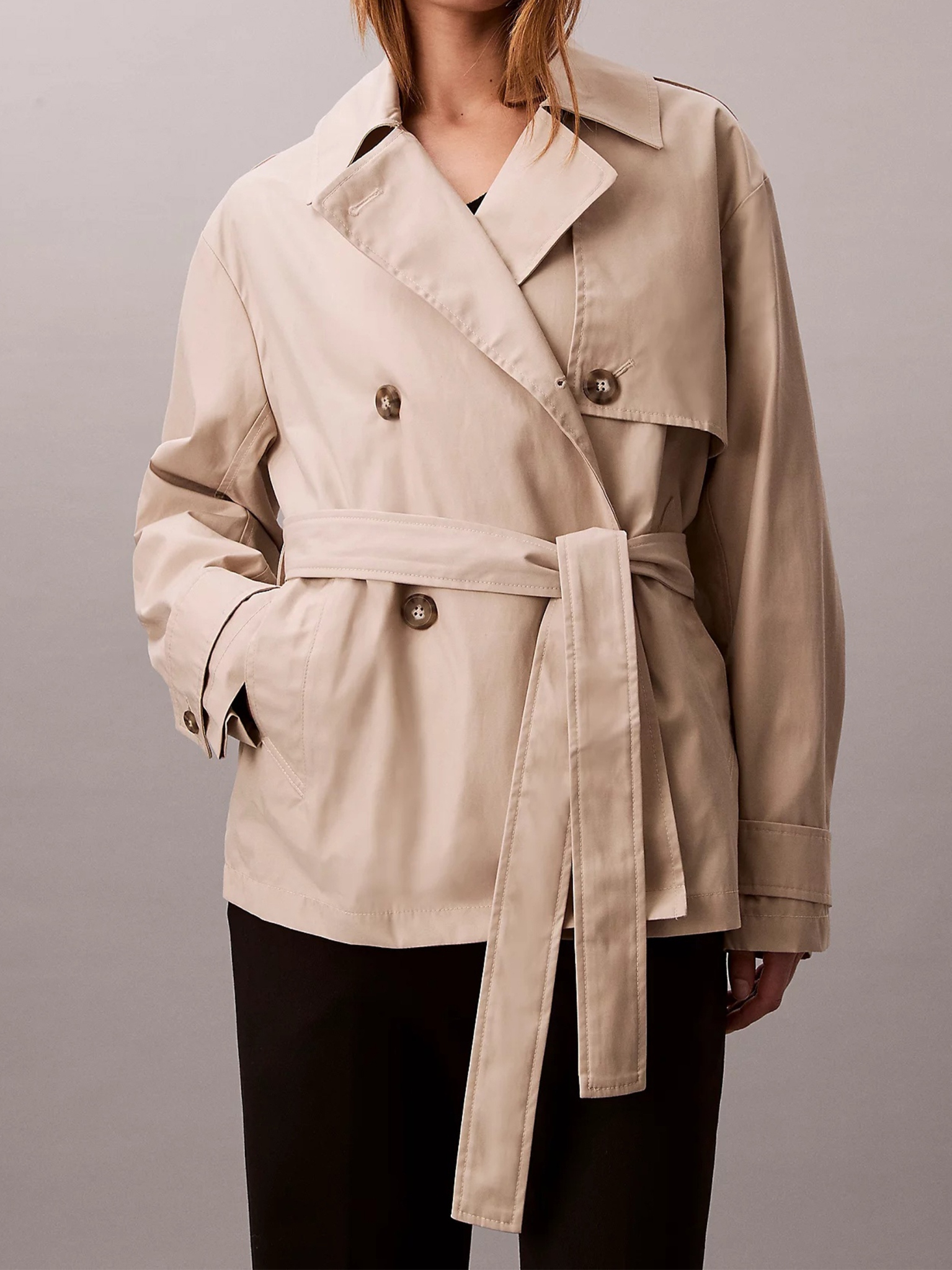 [CALVIN KLEIN] Trench Coat SS26 LV044B540G