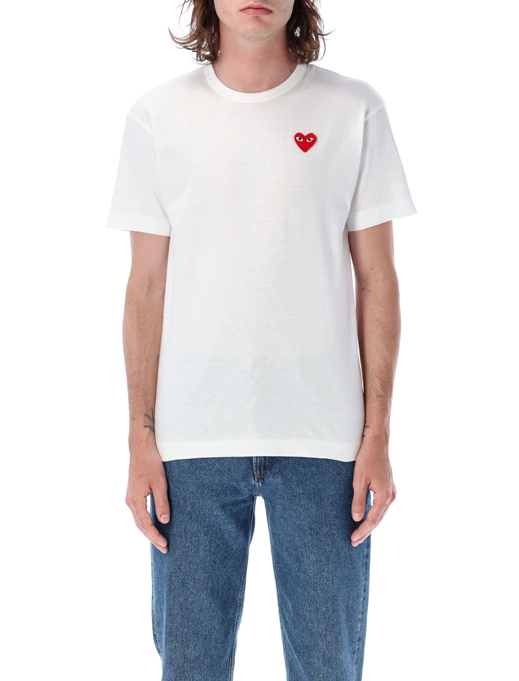 [COMME DES GARCONS PLAY] Shirts Short Sleeve SS26 AX-T108-0512