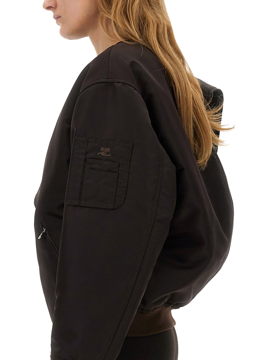 [Courreges] Bomber jacket FW24 424CBL218NY_00201983