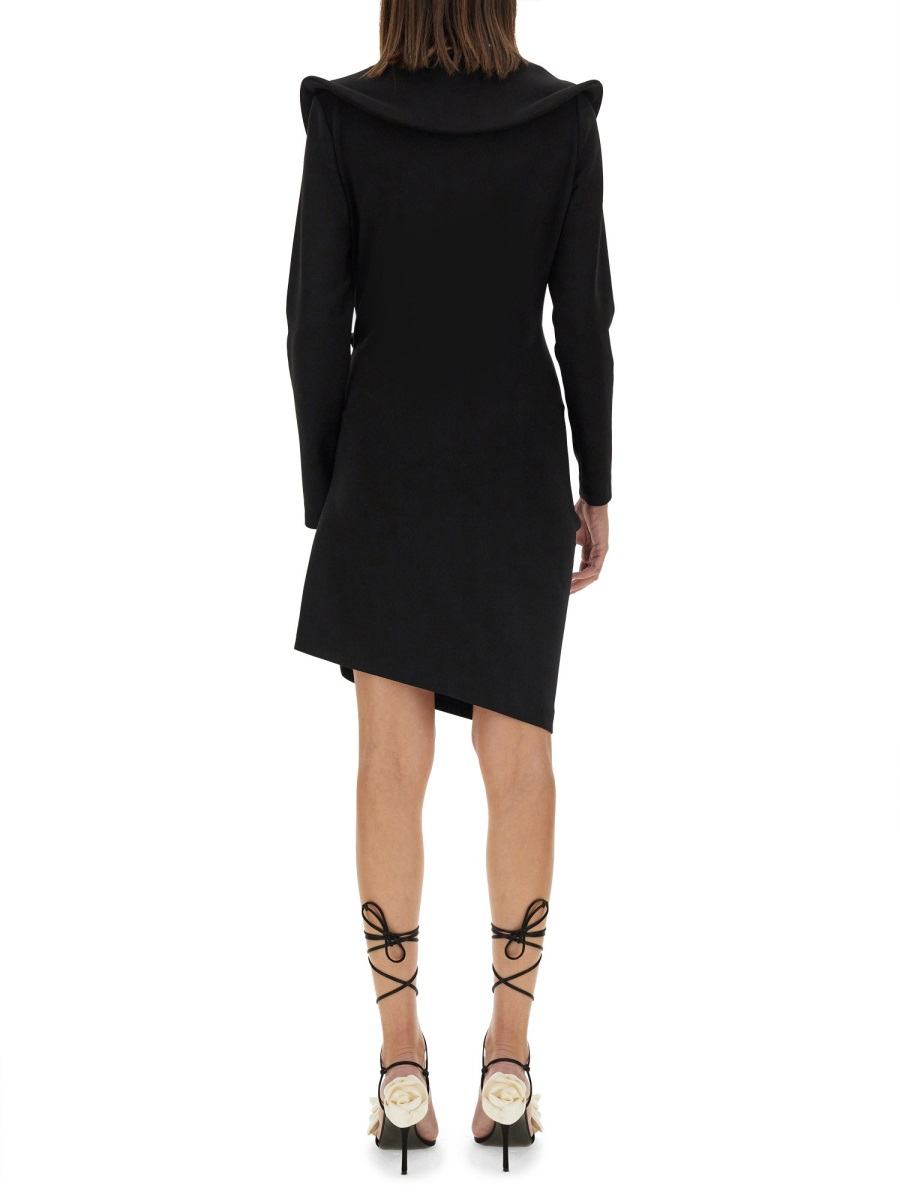 [MAGDA BUTRYM] Long sleeve dress FW24 101924_BLACK