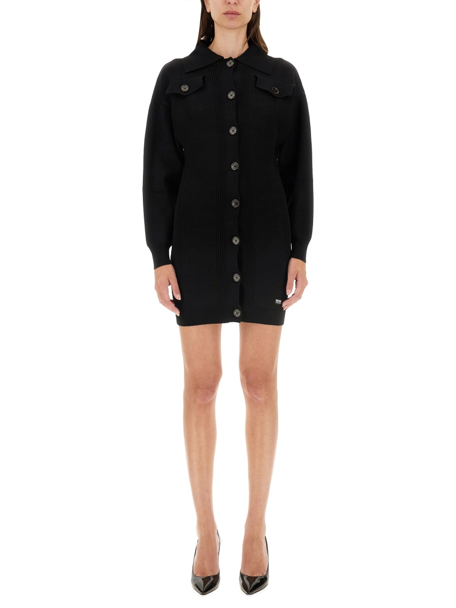 [Moschino Jeans] Long sleeve dress FW24 04938702_0555