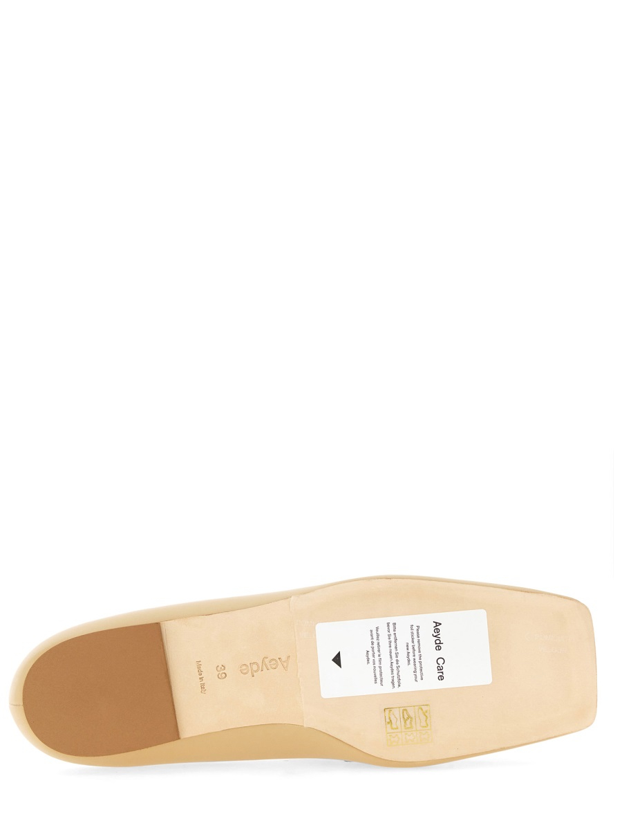 [Aeyde] Loafer FW24 GRZS15FL128_LATTE